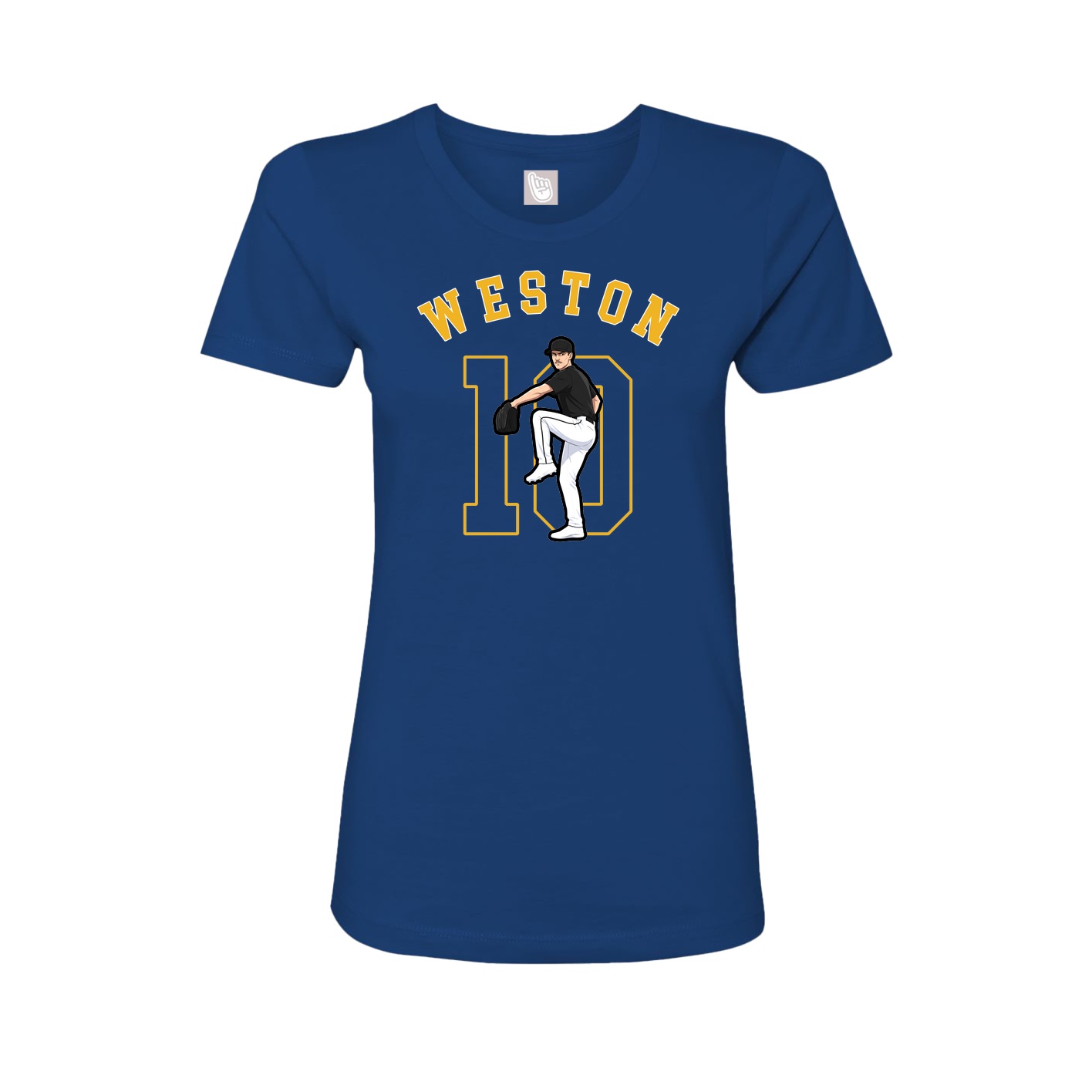 Fitted Women's Tee — Classic in Royal