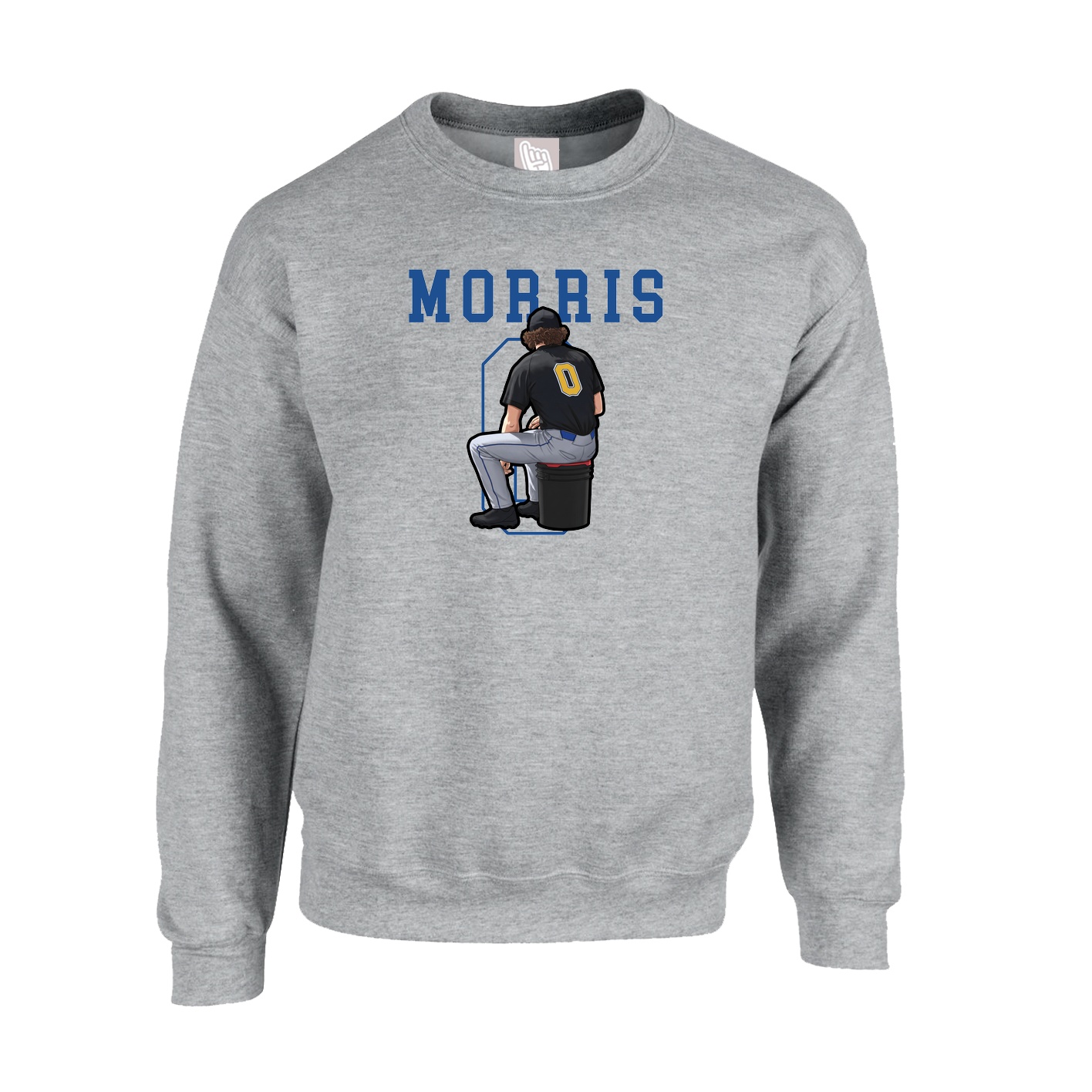 Fleece Crew — Shirsey in Grey