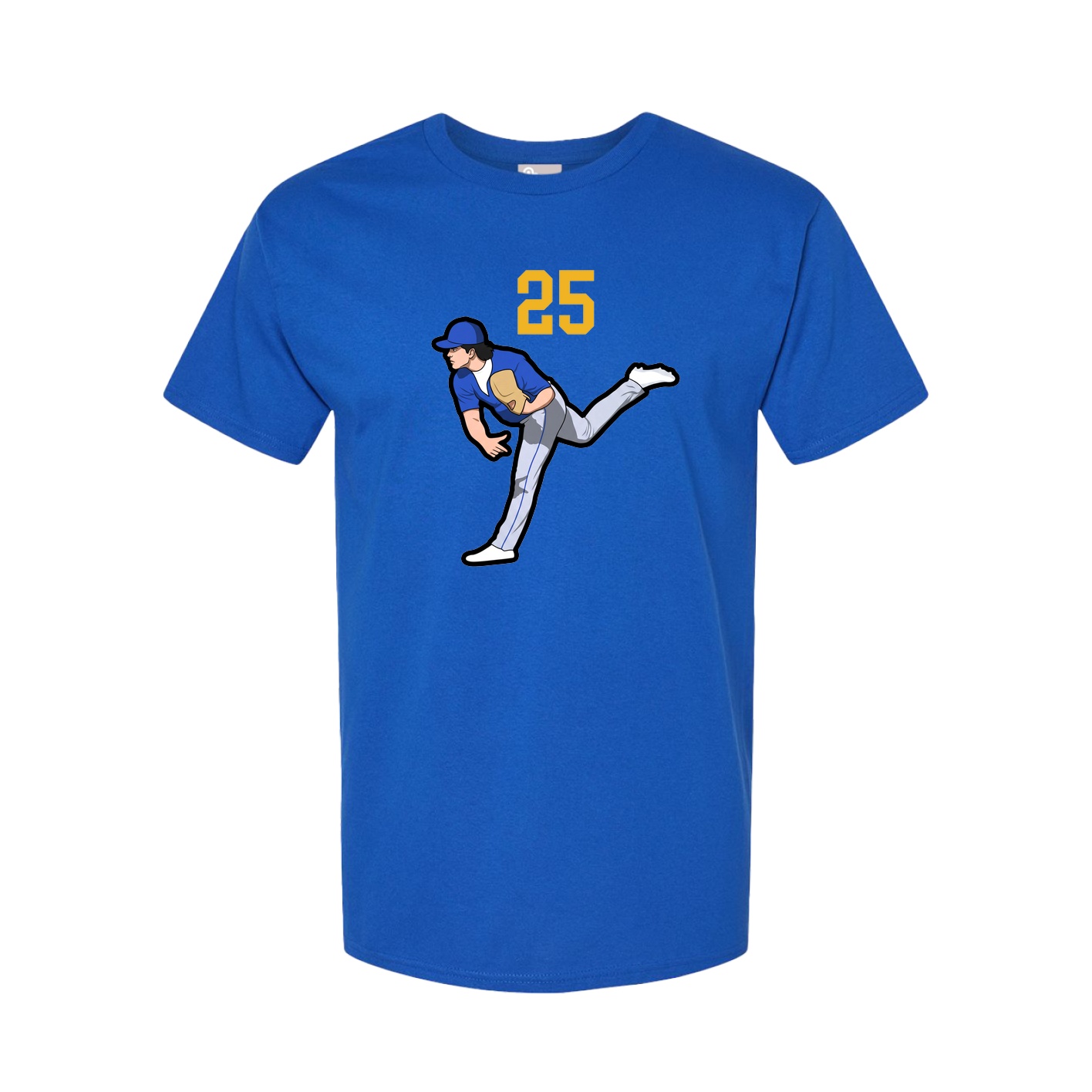 Youth Tee — Number Top in Royal