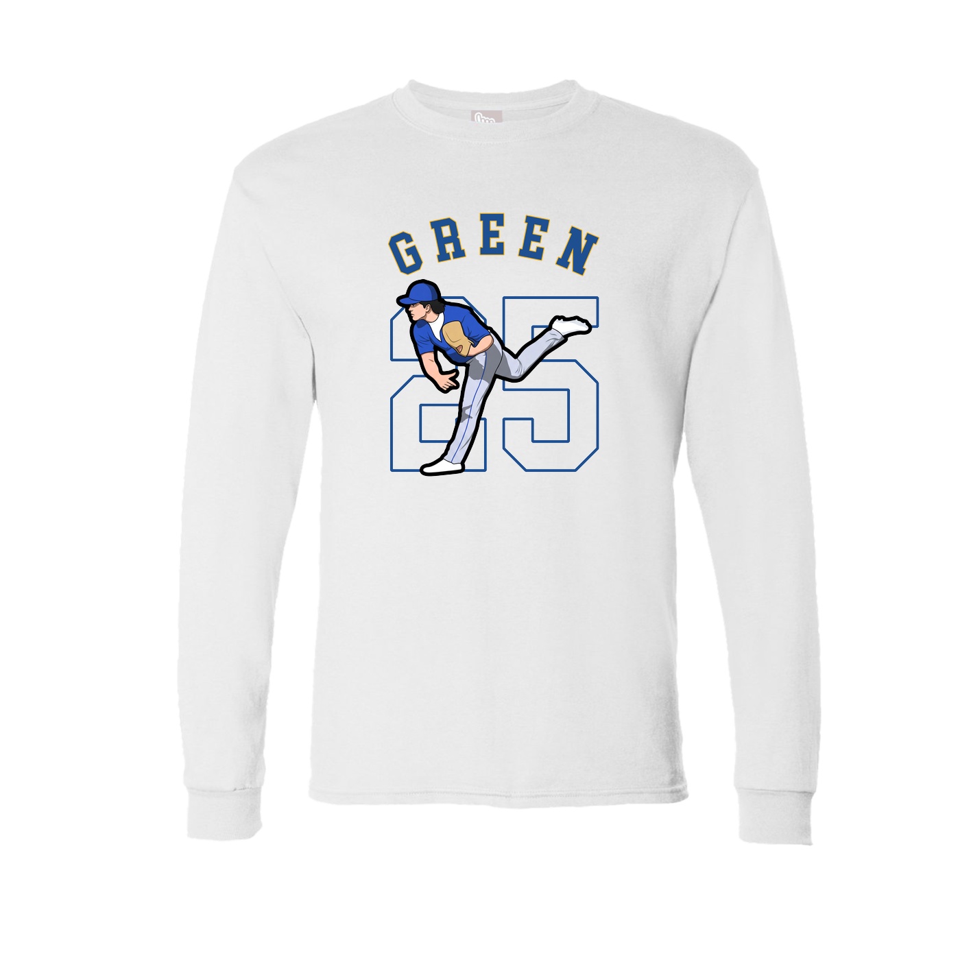 Long Sleeve Tee — Shirsey Arch in White