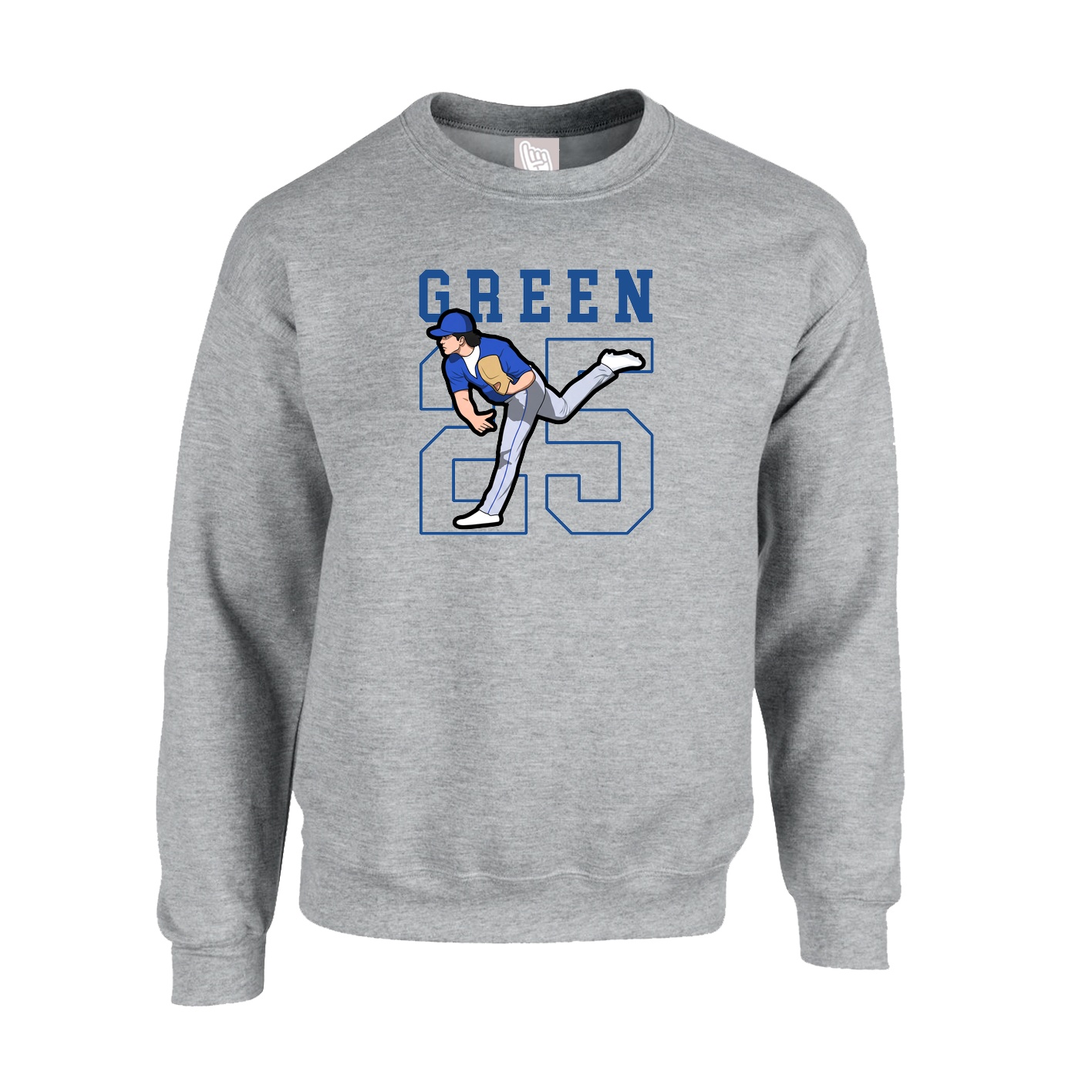 Fleece Crew — Shirsey in Grey