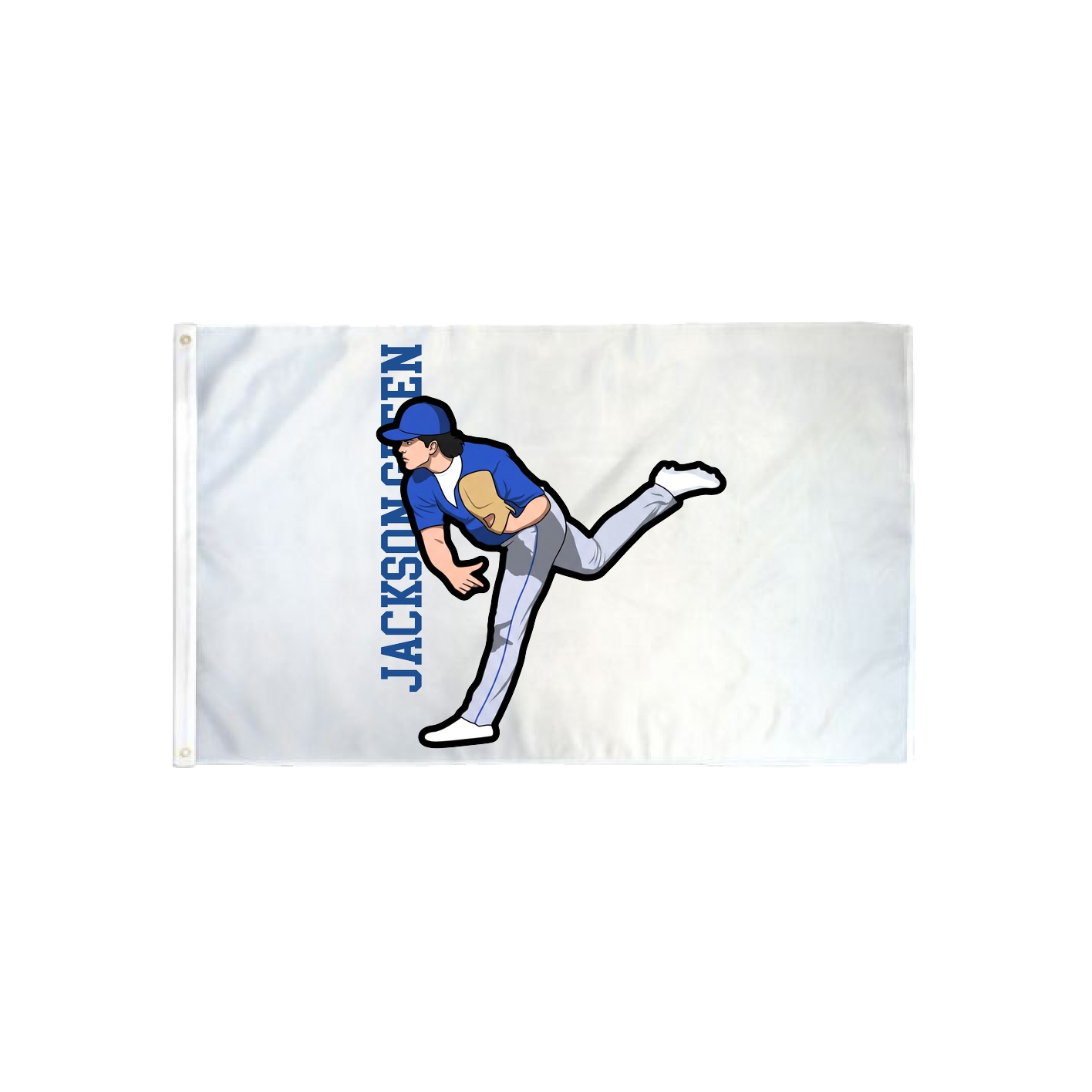 3x5 Flag — Name Vertical in Classic