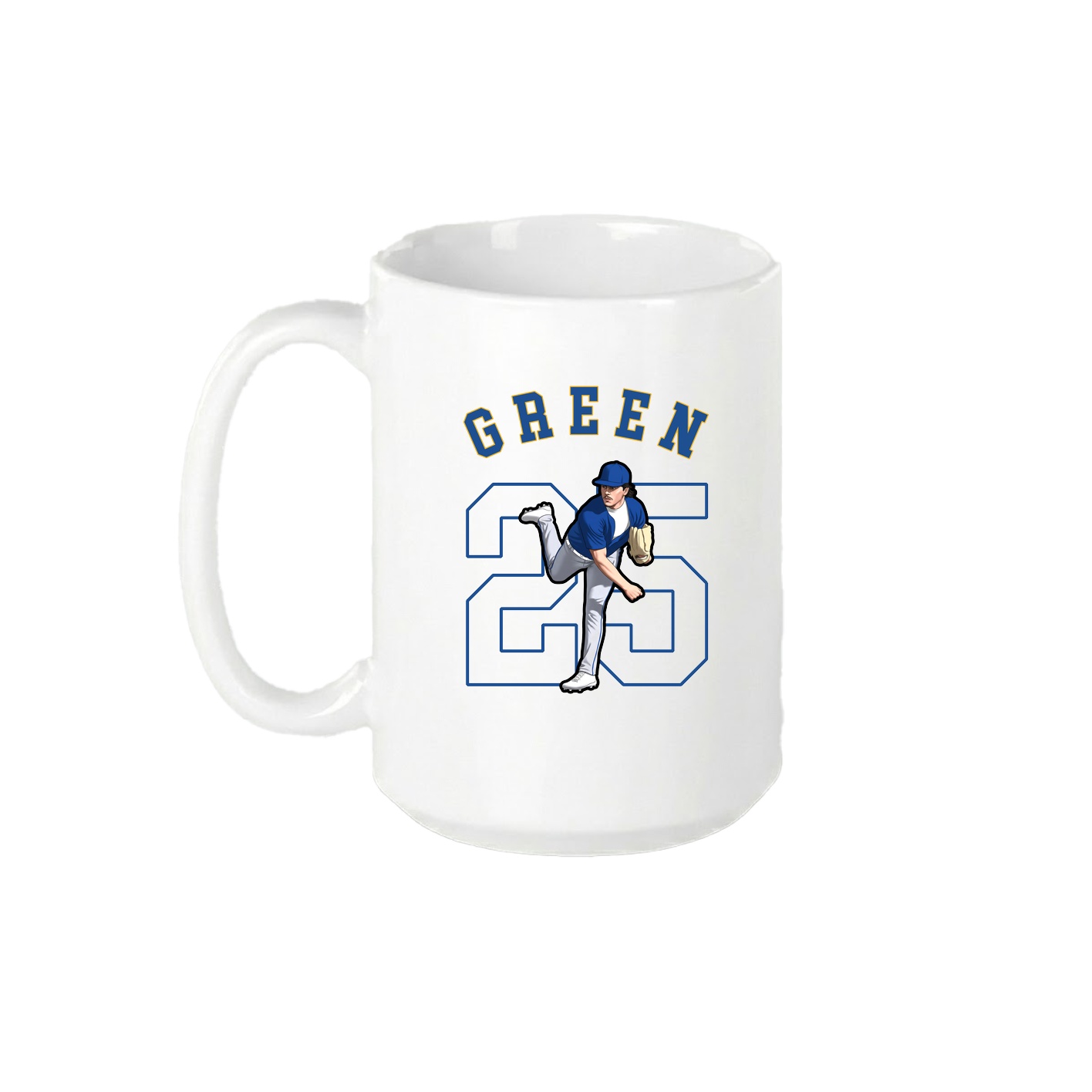 15oz Coffee Mug — Shirsey Arch in White
