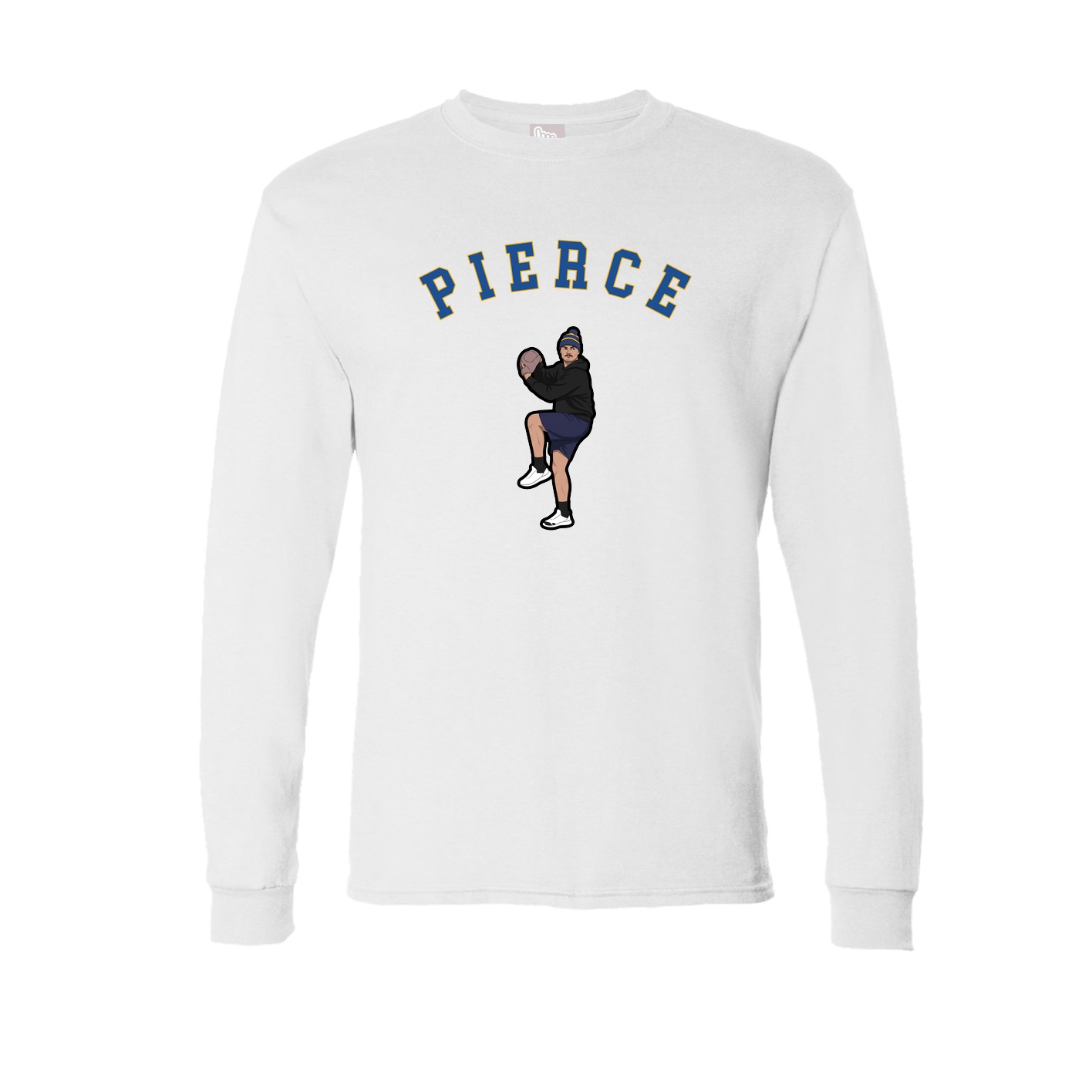 Long Sleeve Tee — Shirsey Arch in White