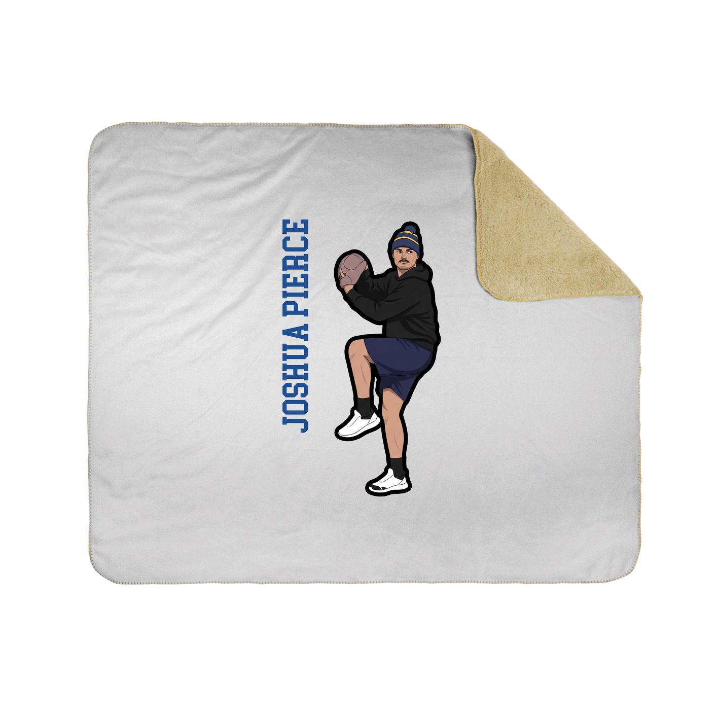 50x60 Sherpa Lined Throw Blanket