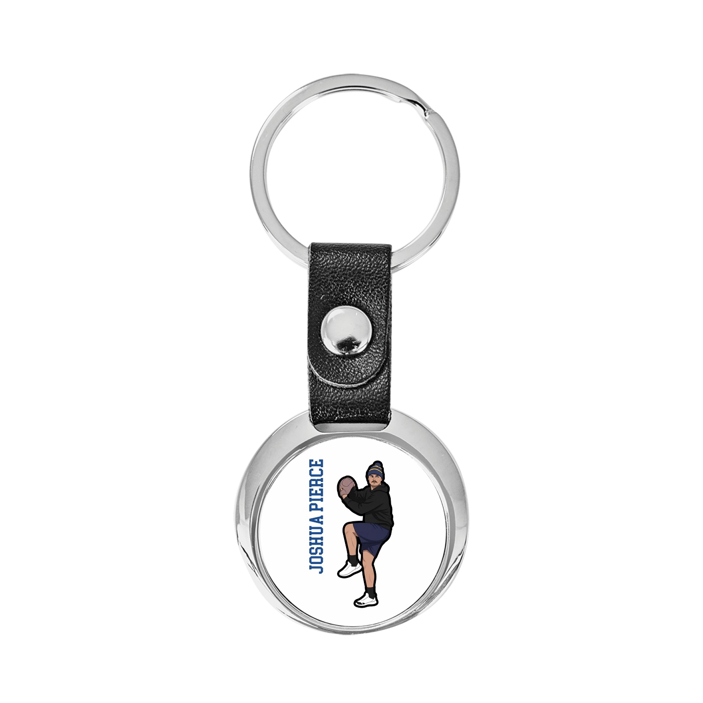 Key Chain — Name Vertical in Classic