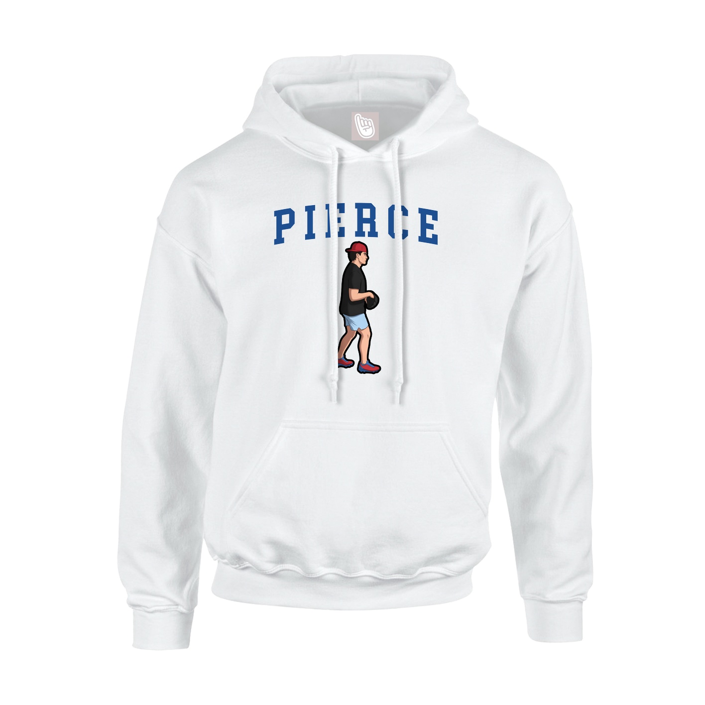 Hoodie — Shirsey in White