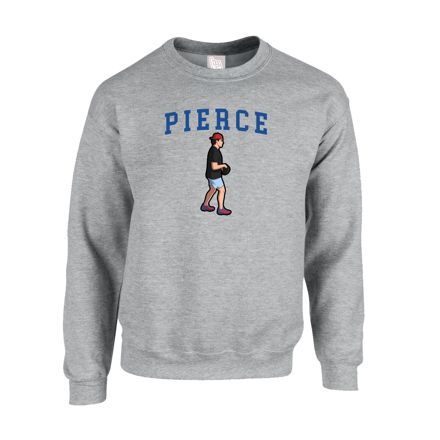 Fleece Crew — Shirsey in Grey