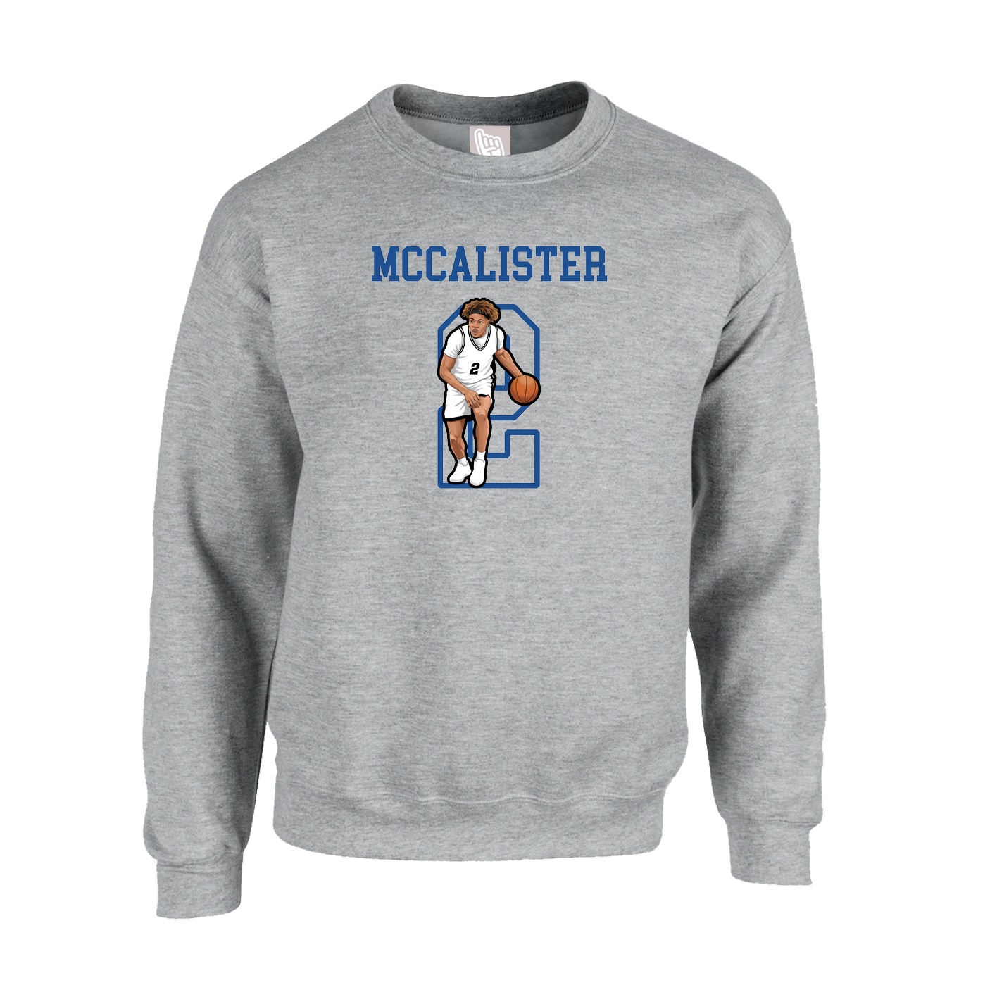 Fleece Crew — Shirsey in Grey