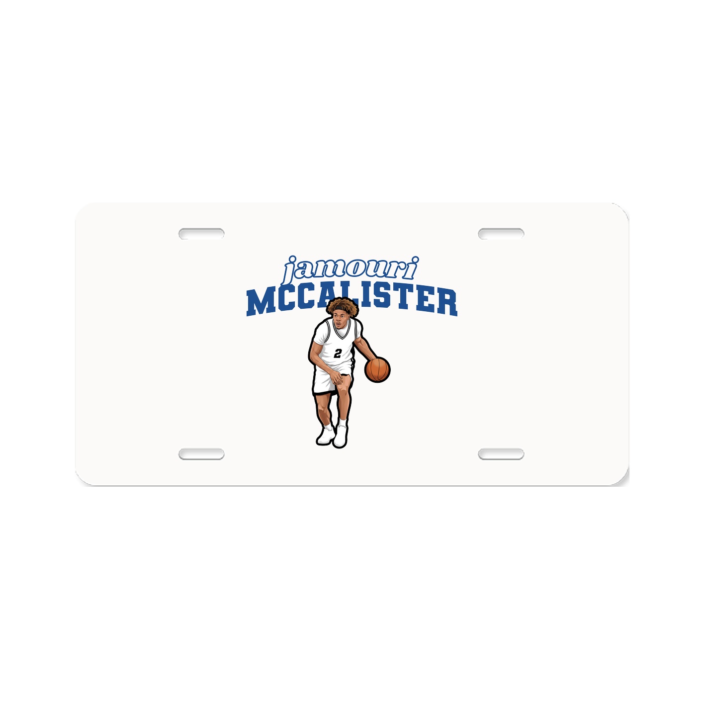 License Plate — Name Arch in Classic