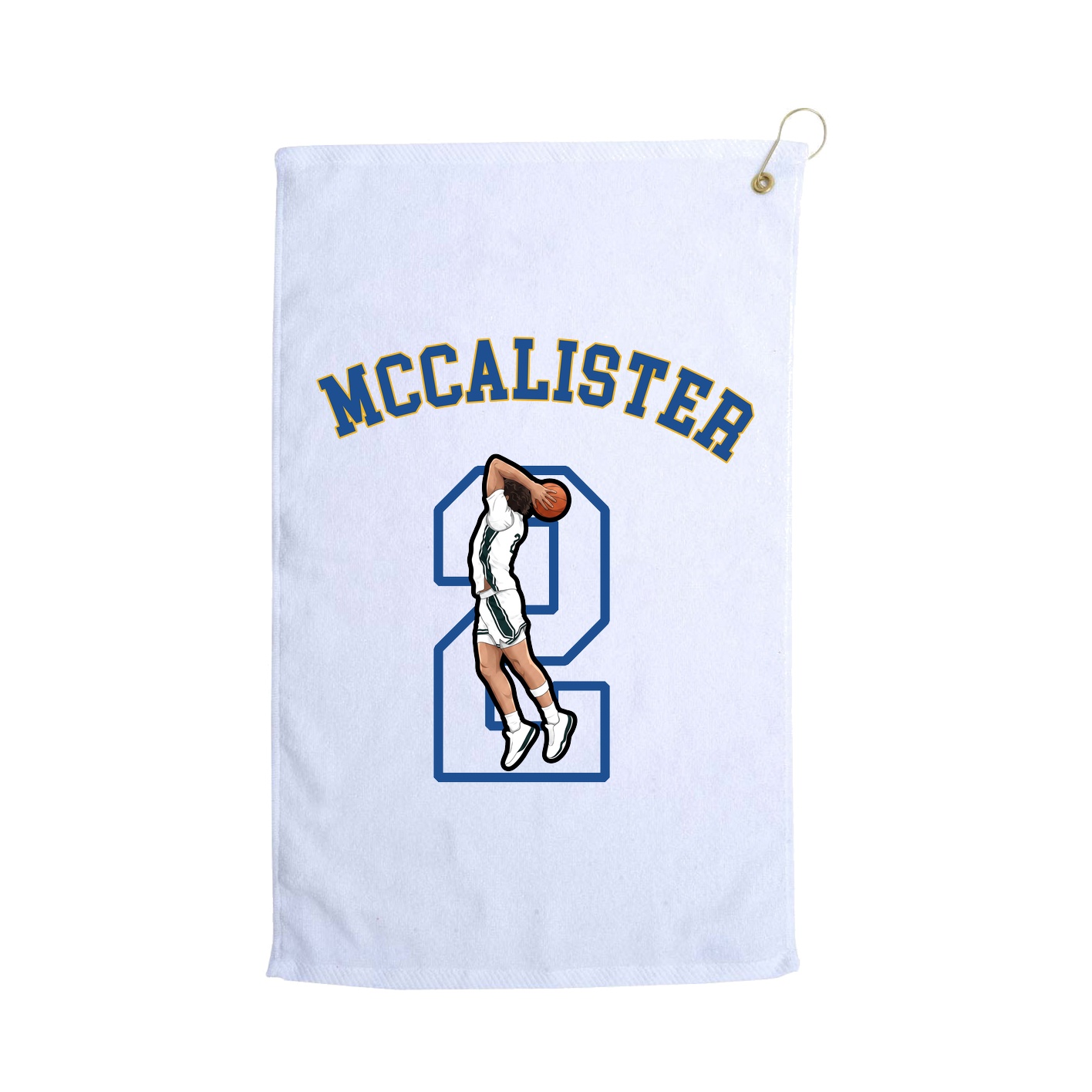 Golf Towel — Shirsey Arch in White