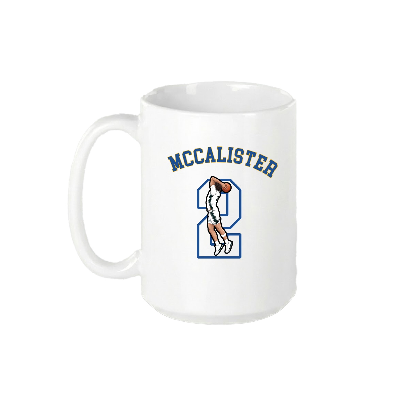 15oz Coffee Mug — Shirsey Arch in White