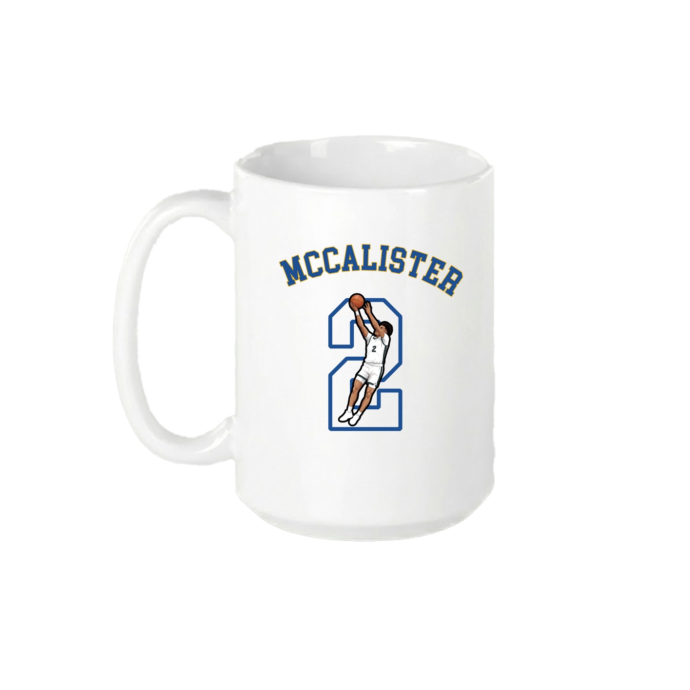 15oz Coffee Mug — Shirsey Arch in White
