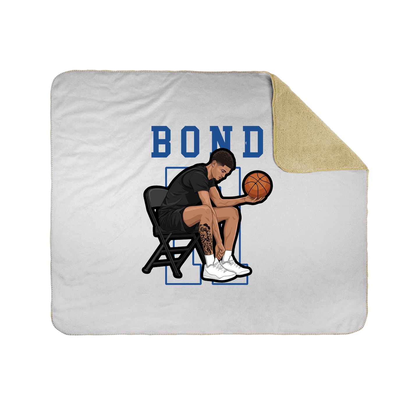 50x60 Sherpa Lined Throw Blanket