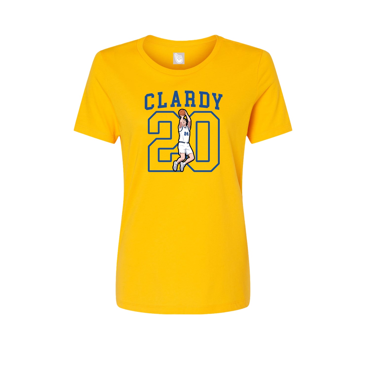 Fitted Women's Tee — Shirsey in Gold