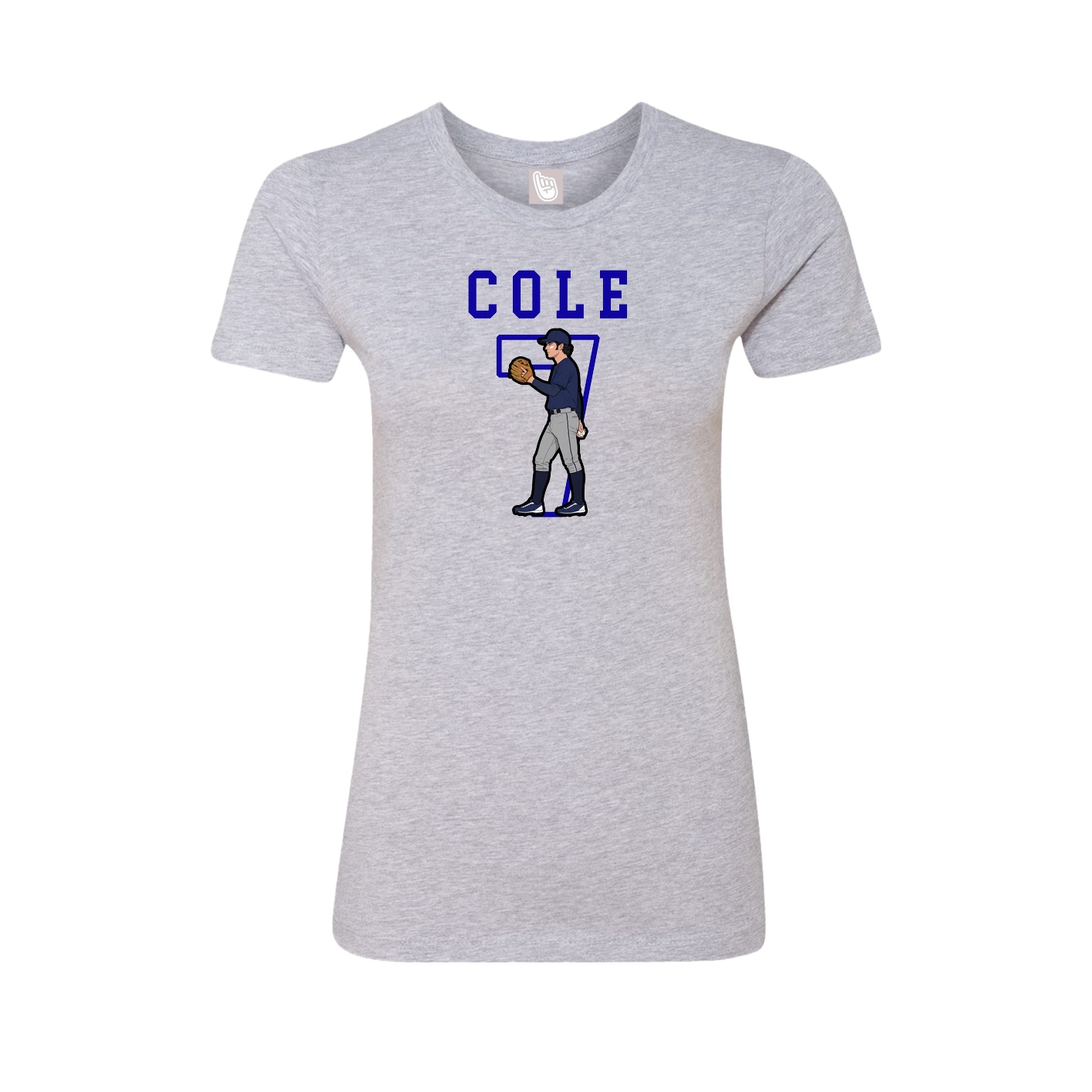 Fitted Women's Tee — Shirsey in Grey