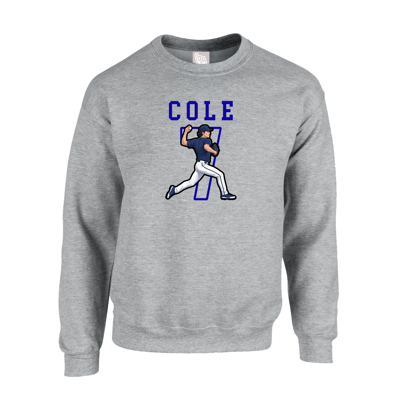 Fleece Crew — Shirsey in Grey