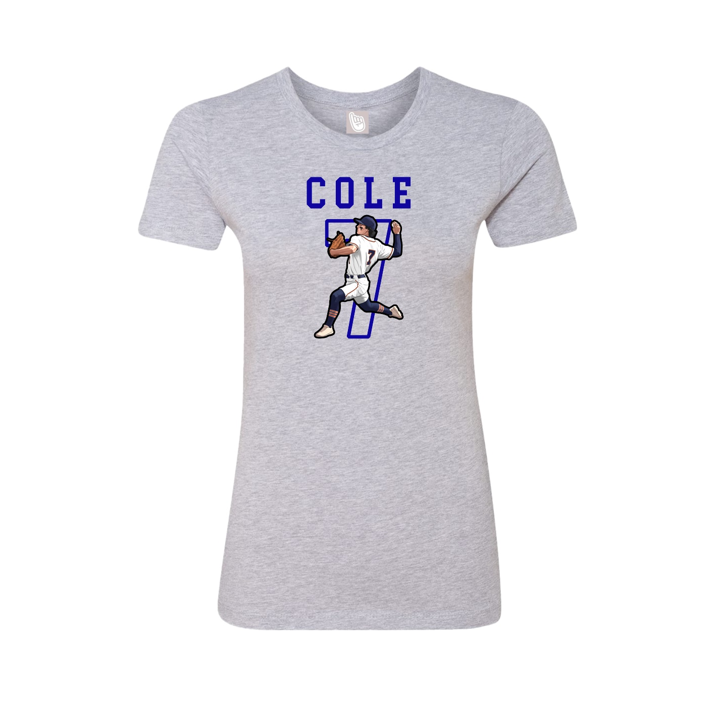 Fitted Women's Tee — Shirsey in Grey