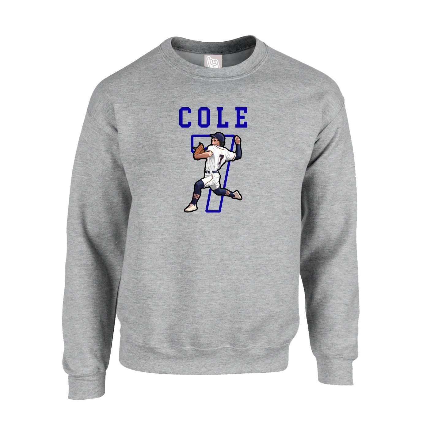 Fleece Crew — Shirsey in Grey