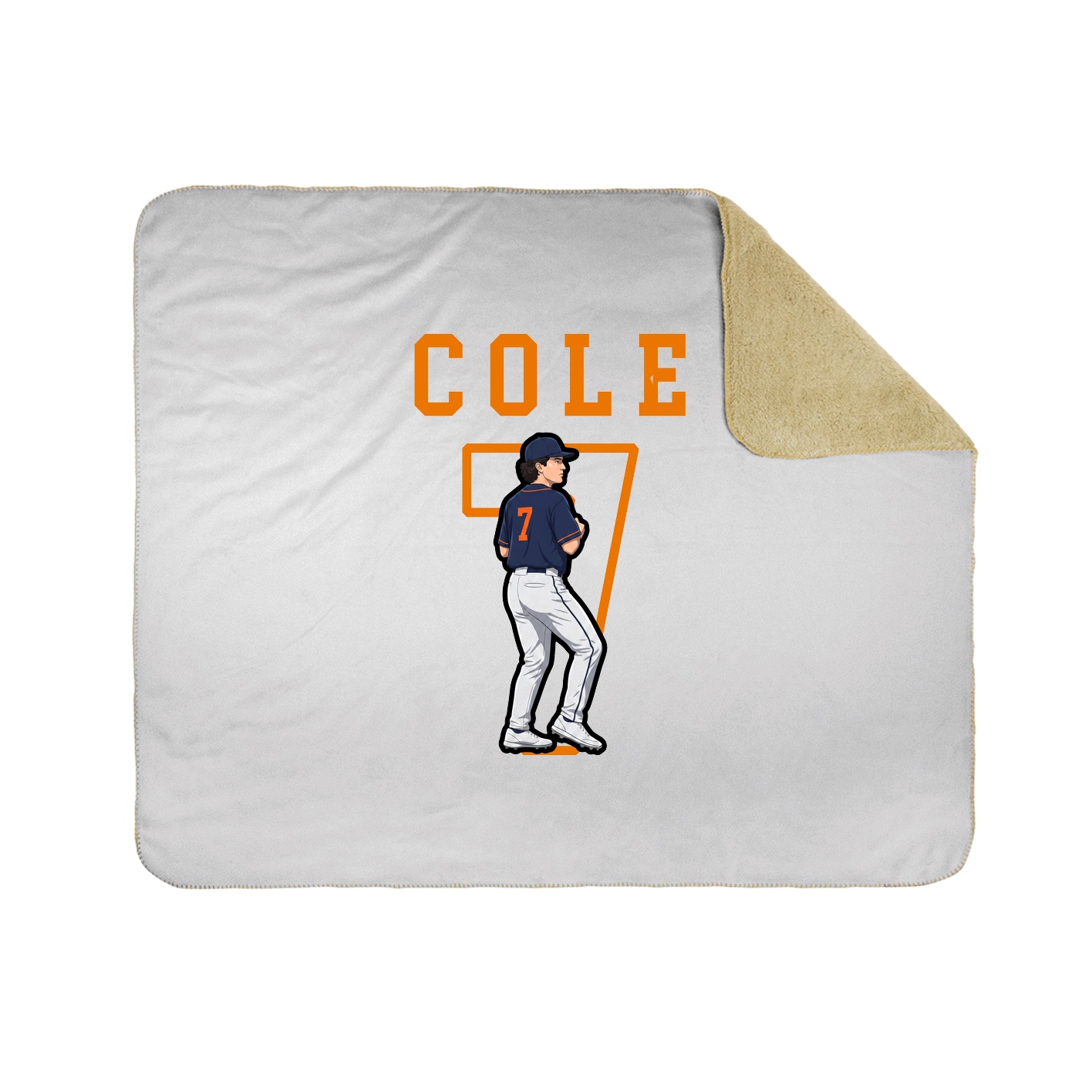 Throw Blanket — Shirsey in White