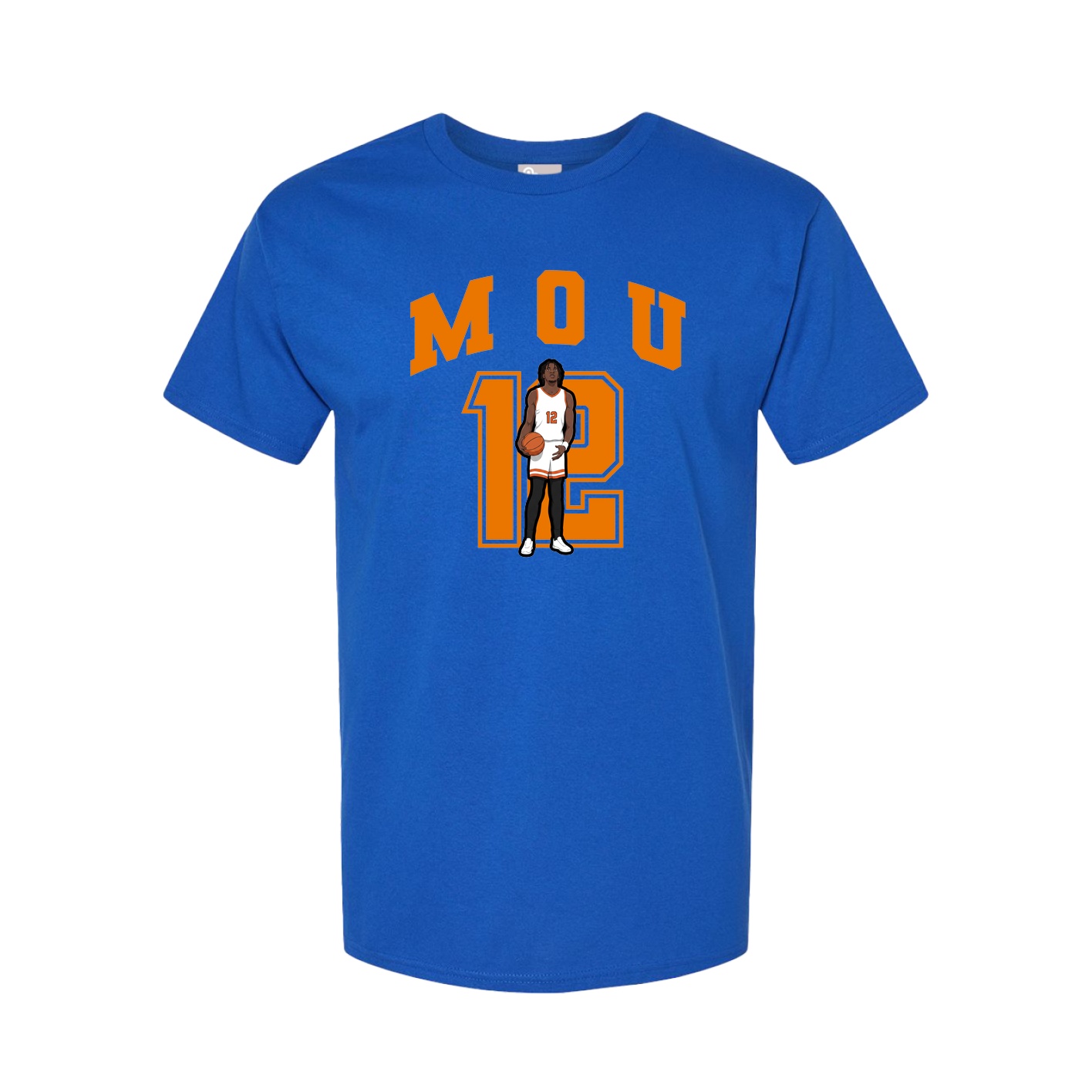Youth Tee — Number in Royal