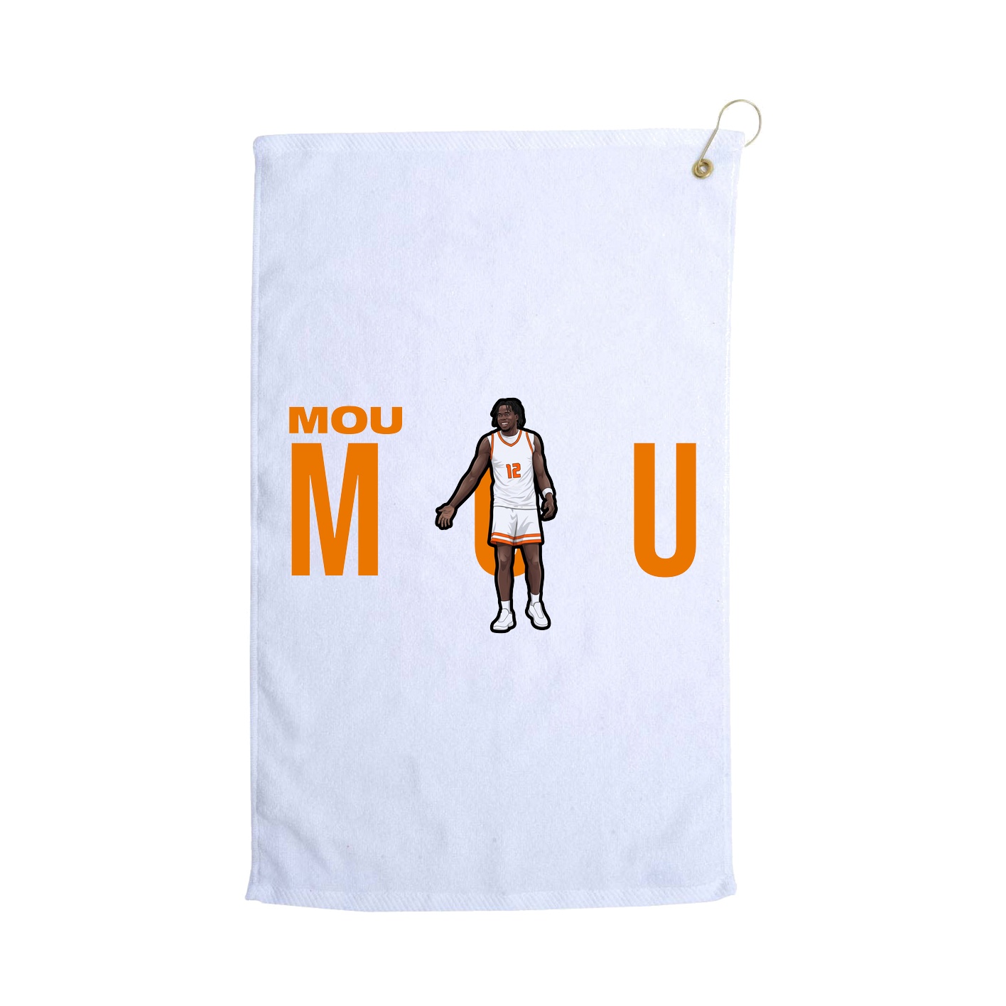 Golf Towel — Player Name in White