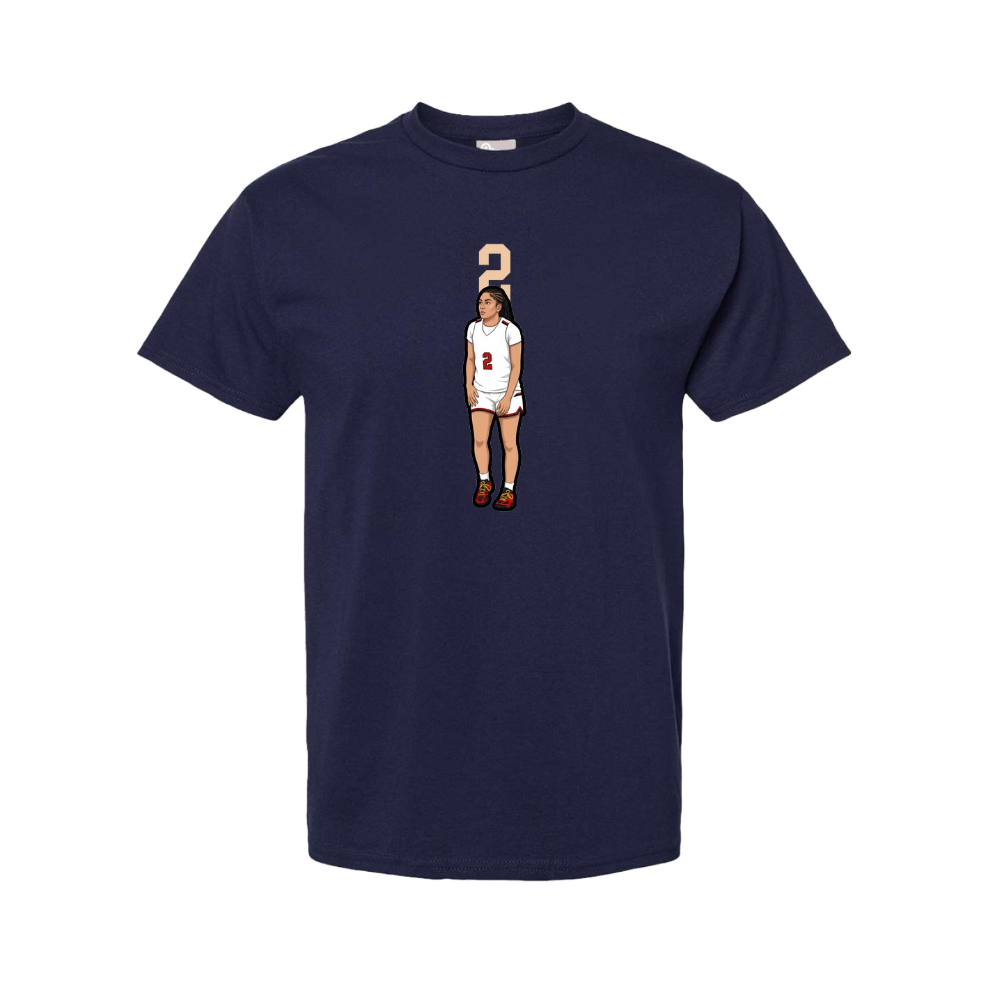 Youth Tee — Number Top in Navy