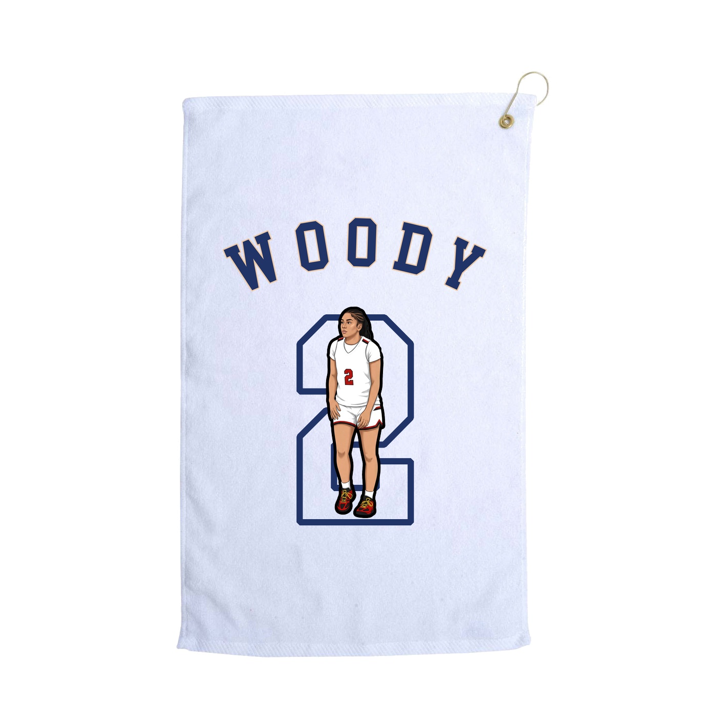 Golf Towel — Shirsey Arch in White