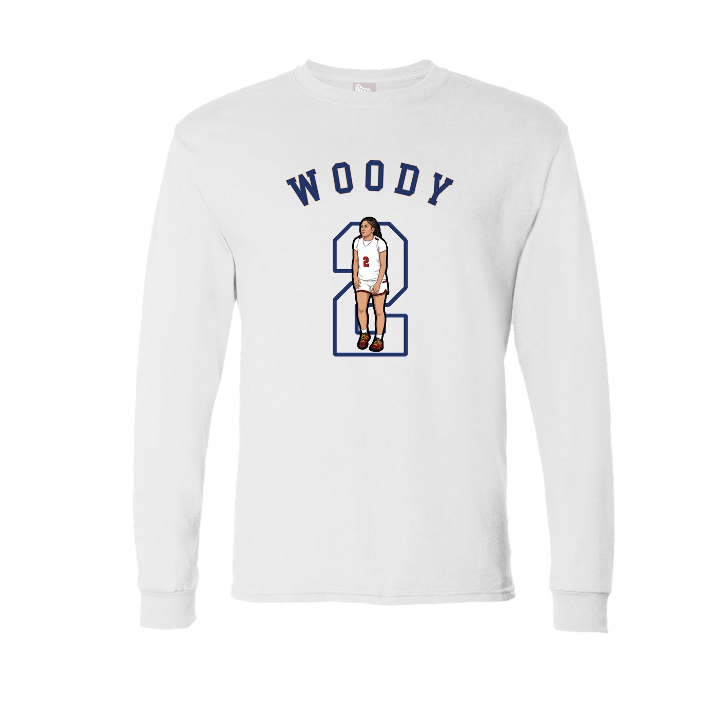 Long Sleeve Tee — Shirsey Arch in White