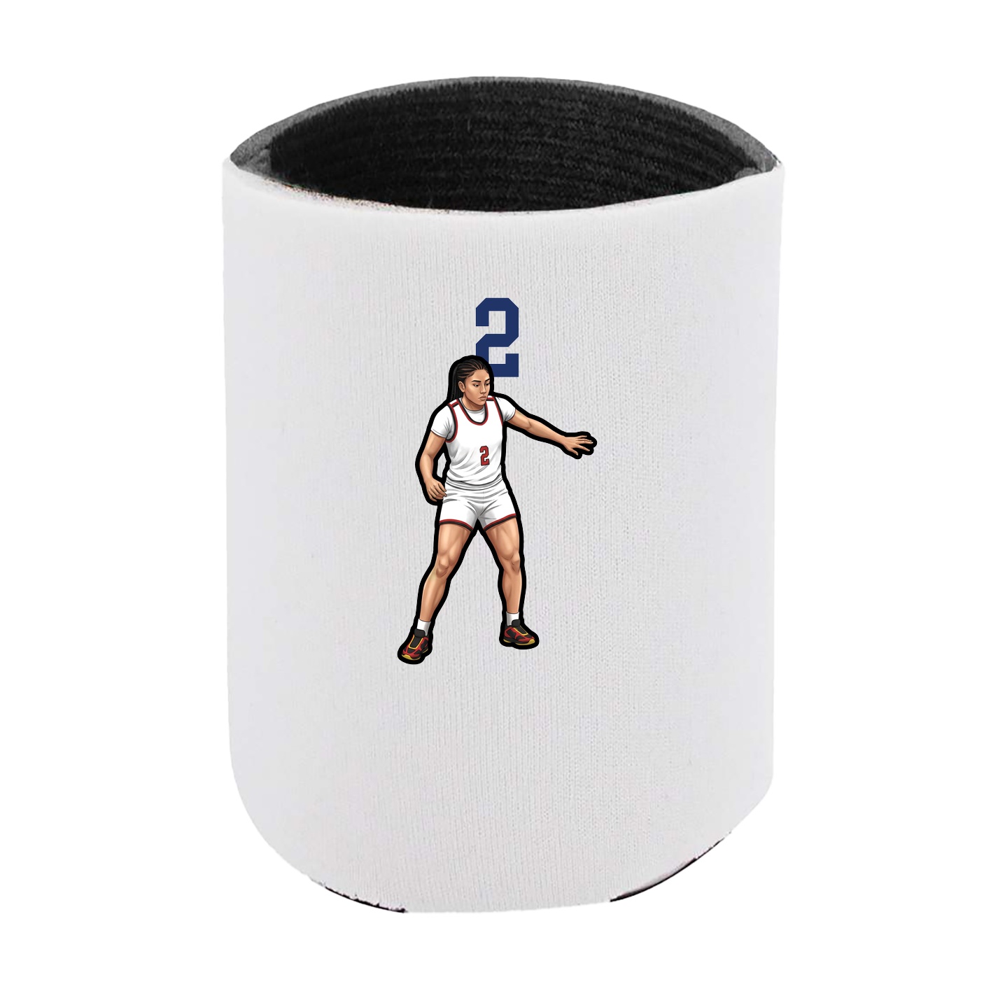 Can Holder — Number Top in White