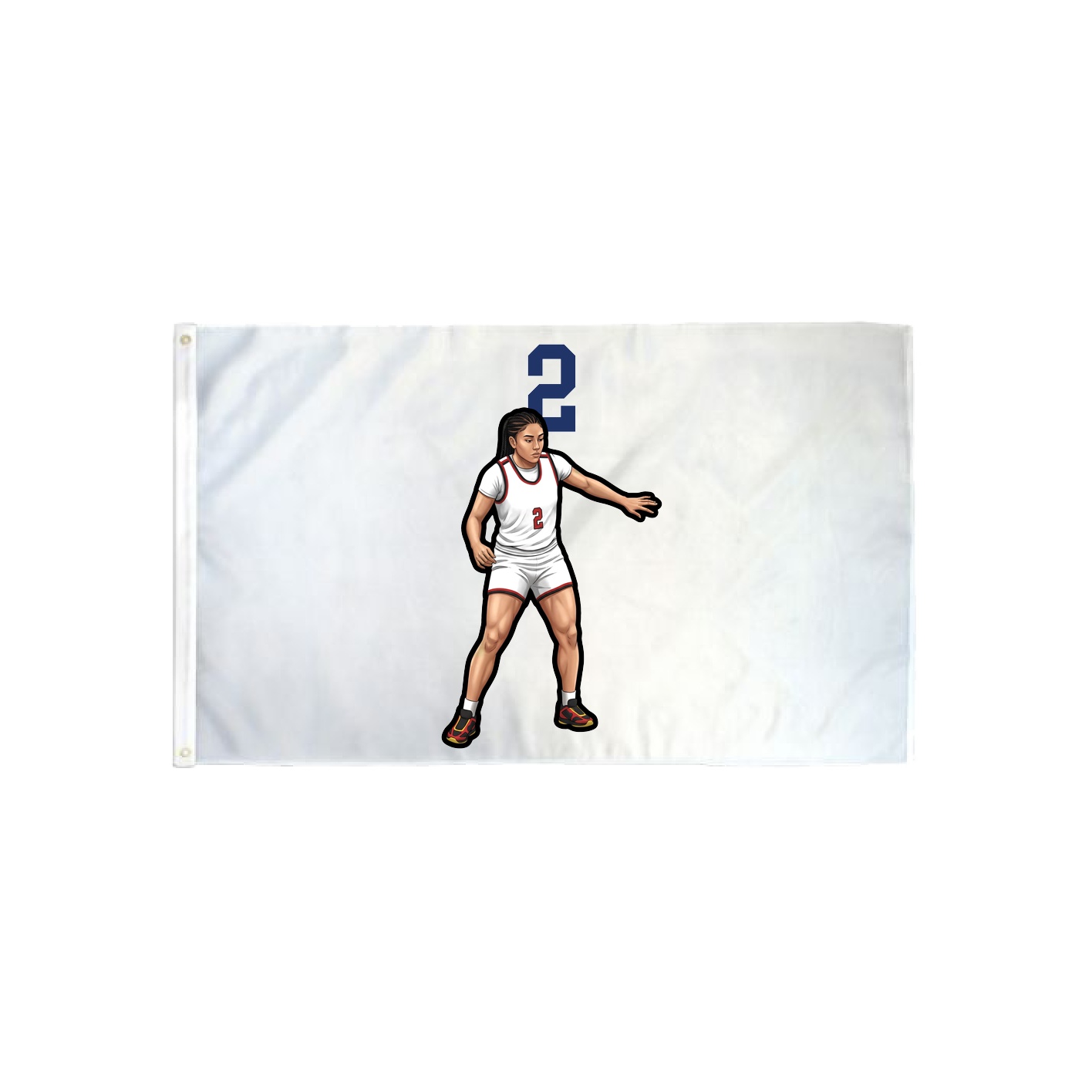 3x5 Flag — Number Top in Classic