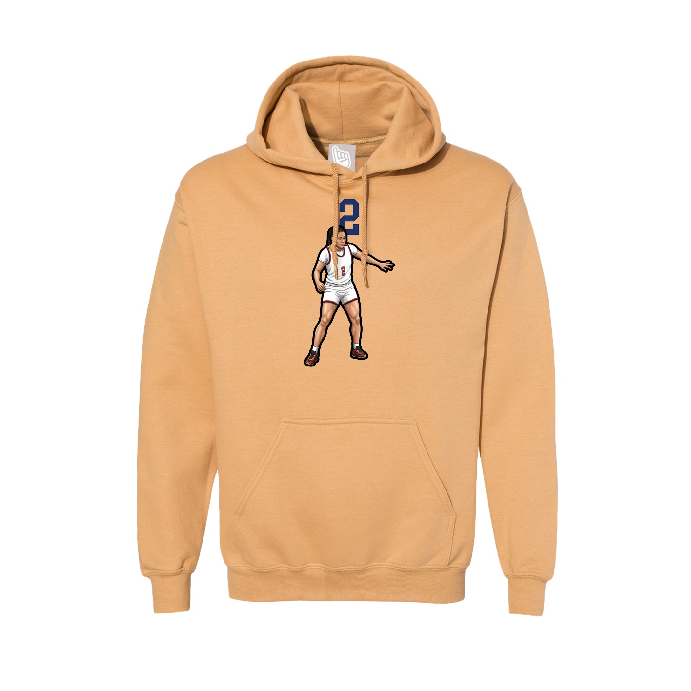 Hoodie — Number Top in Vegas Gold