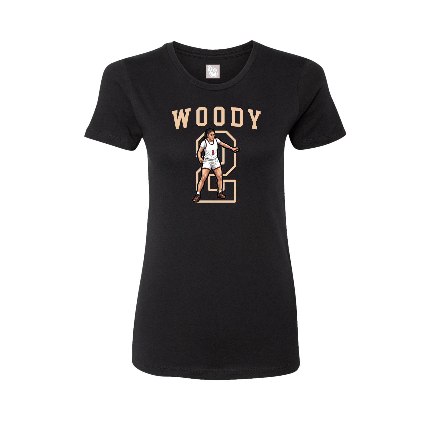 Fitted Women's Tee — Shirsey in Black