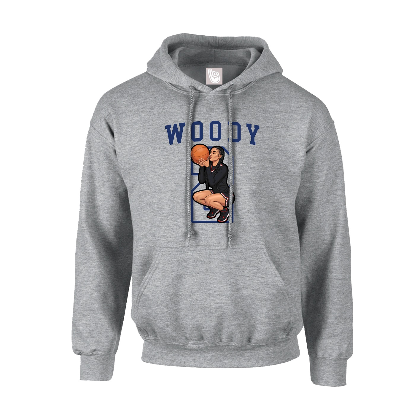 Hoodie — Shirsey in Grey