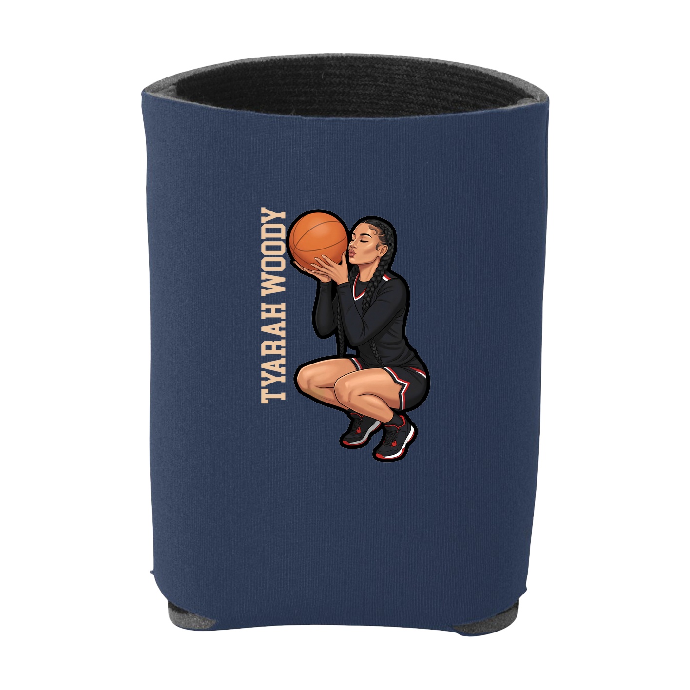 Can Holder — Name Vertical in Navy