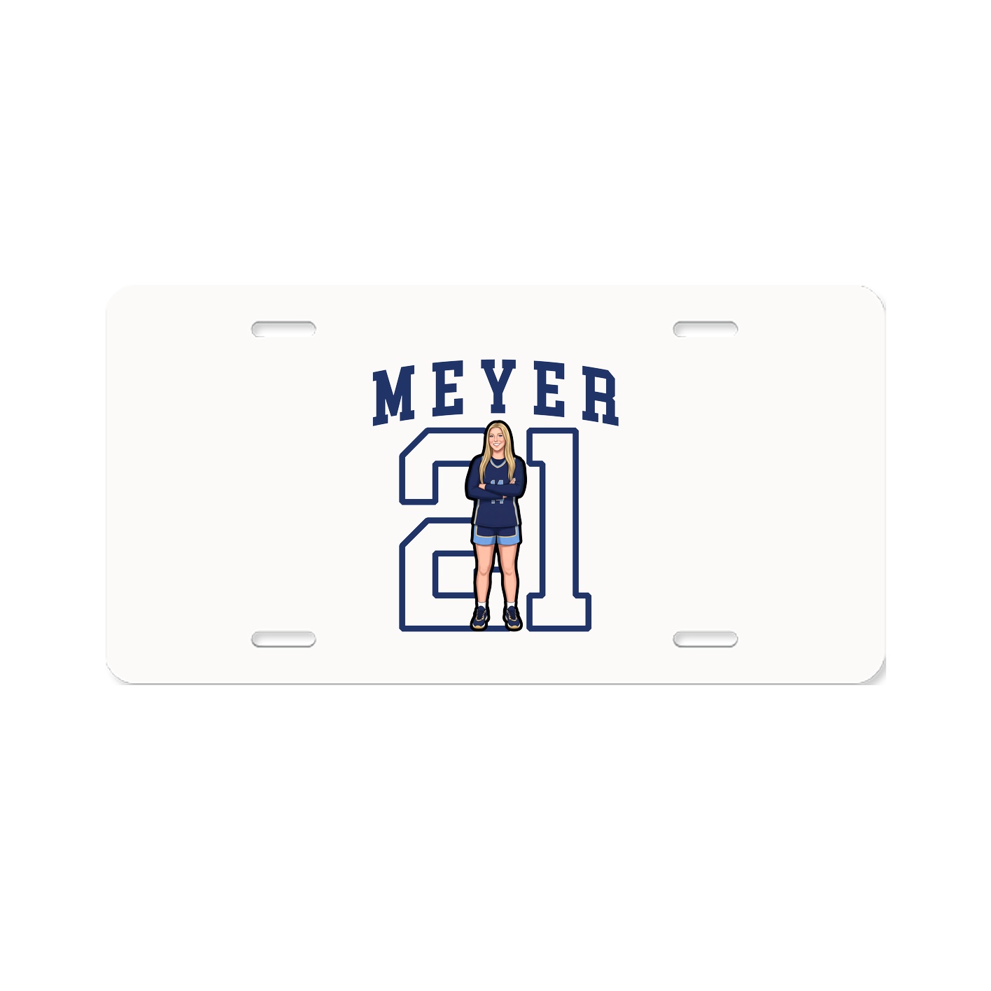 License Plate — Shirsey in Classic