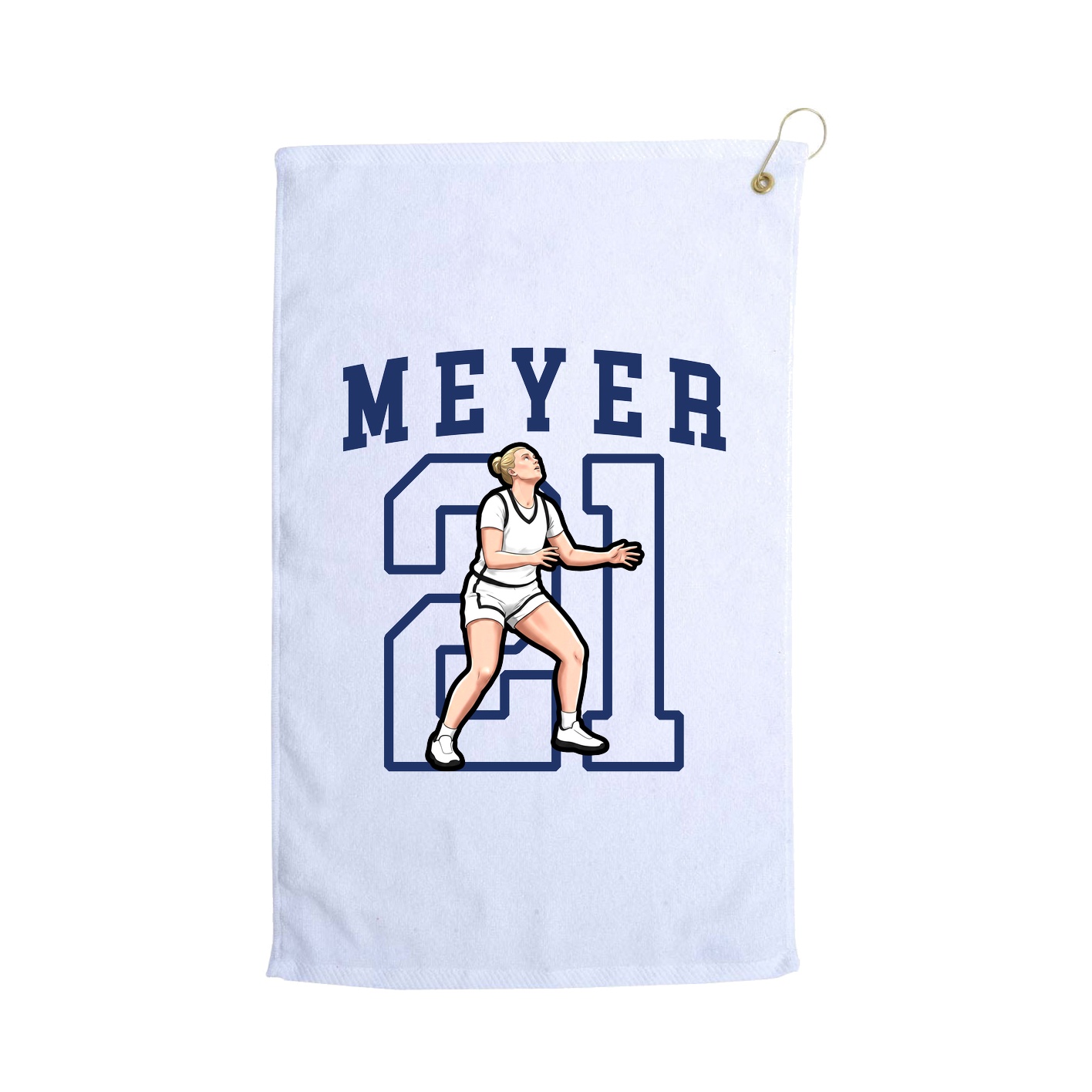 Golf Towel — Shirsey in White