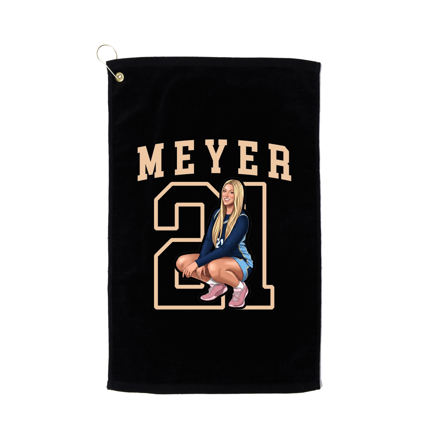 Golf Towel — Shirsey in Black
