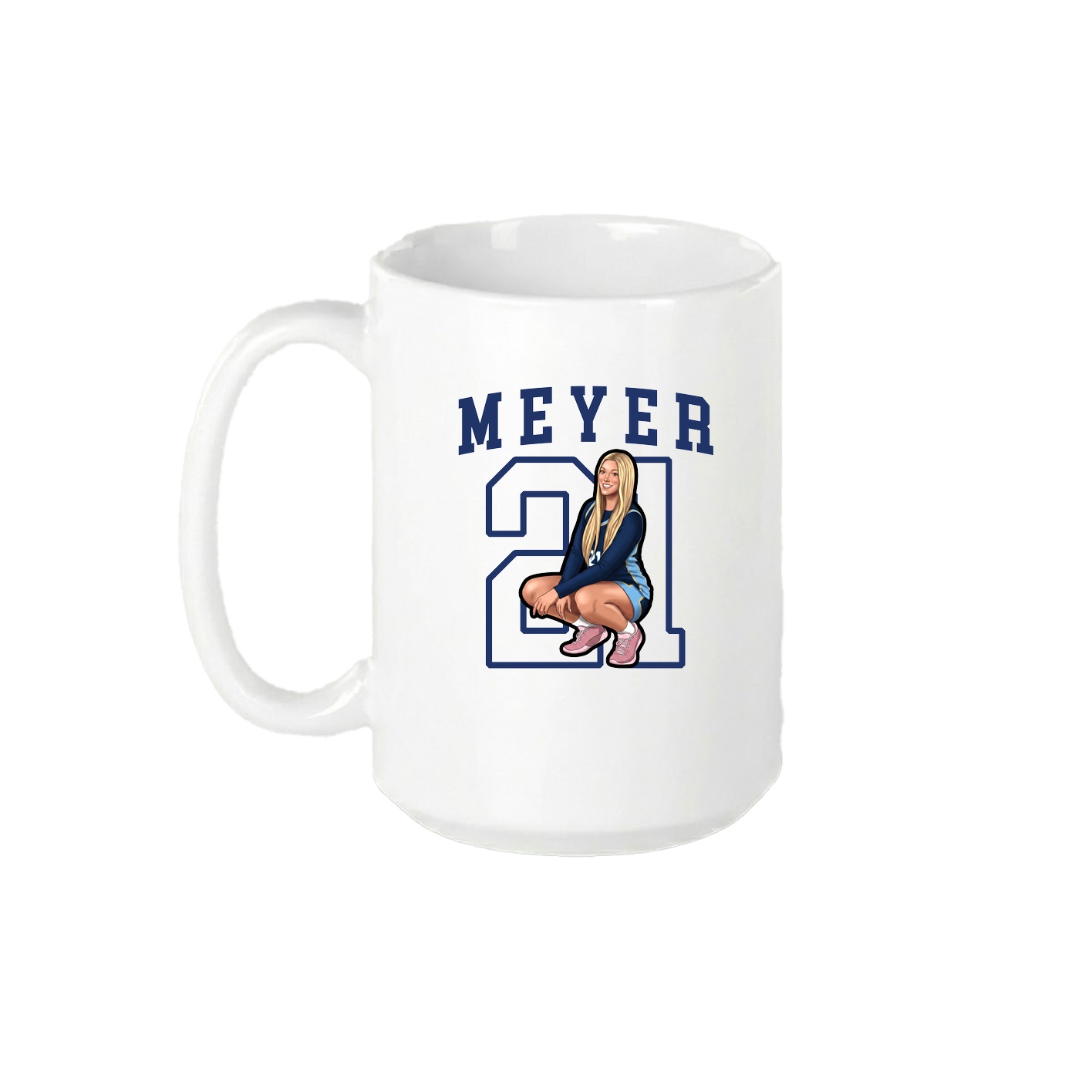 15oz Coffee Mug — Shirsey in White