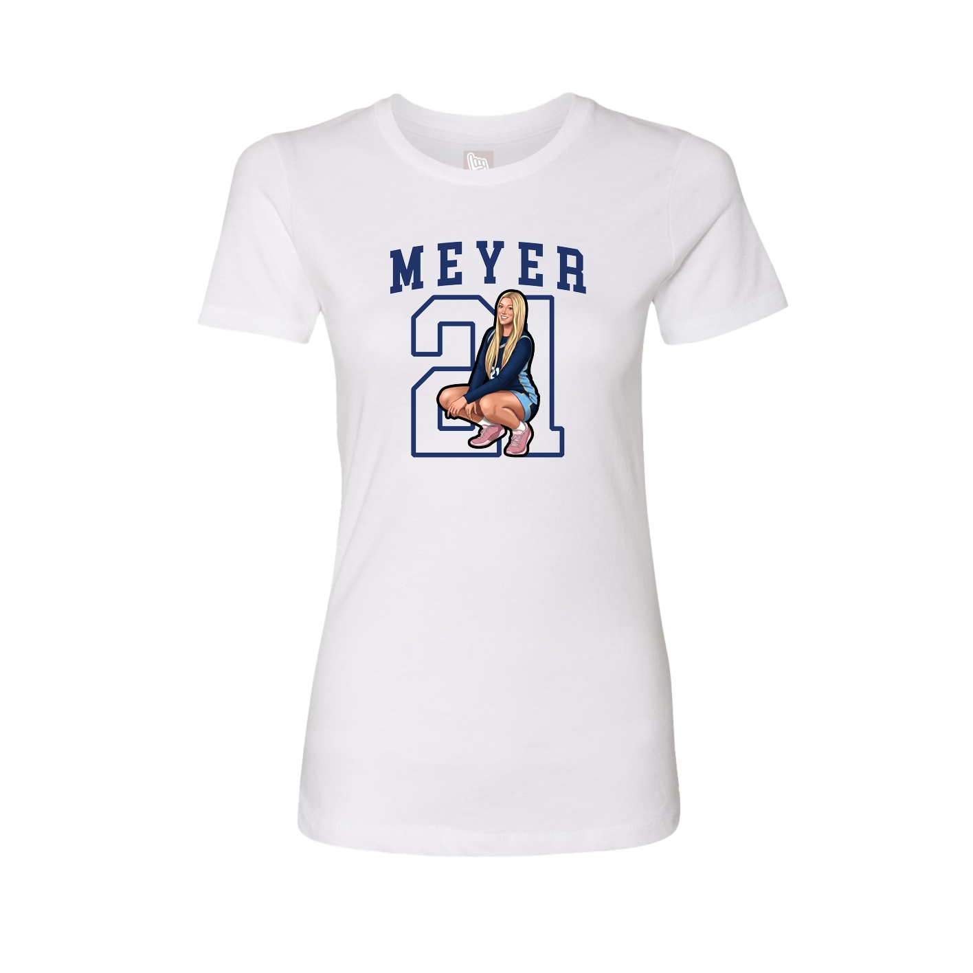 Fitted Women's Tee — Shirsey in White
