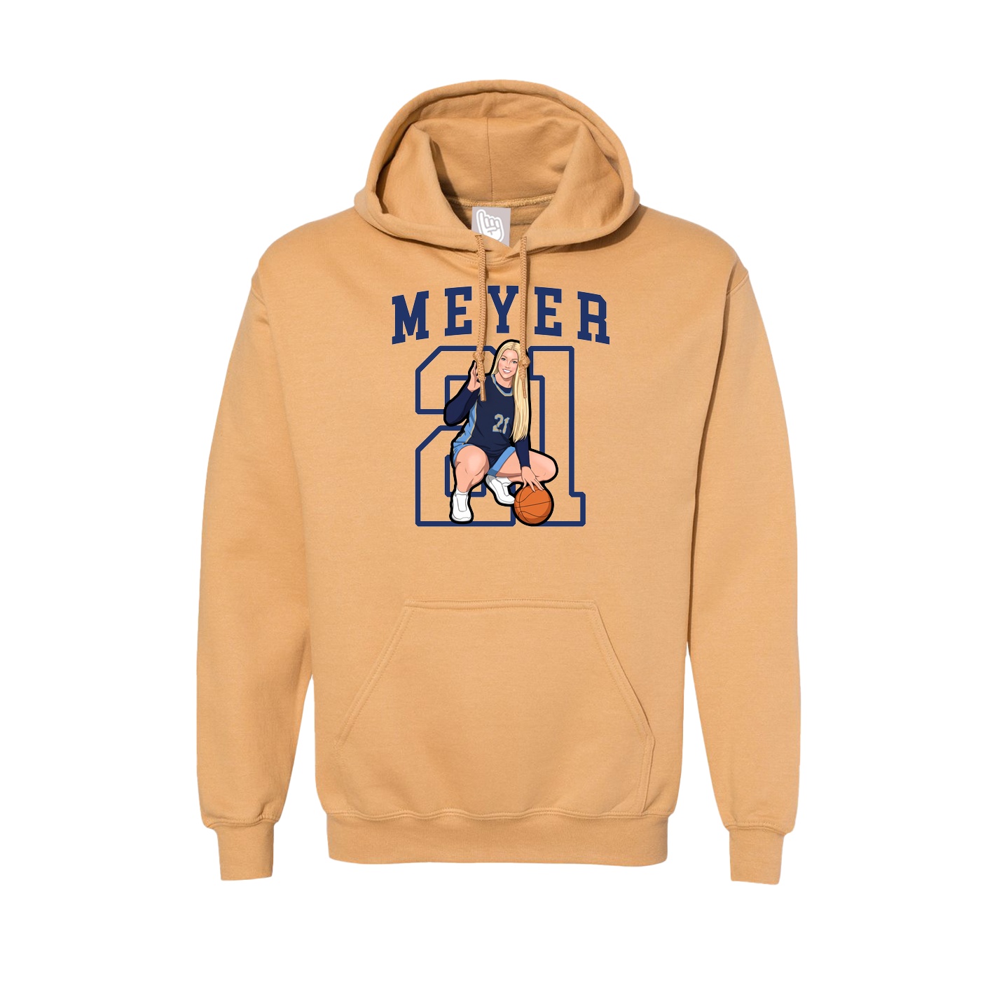 Hoodie — Shirsey in Vegas Gold