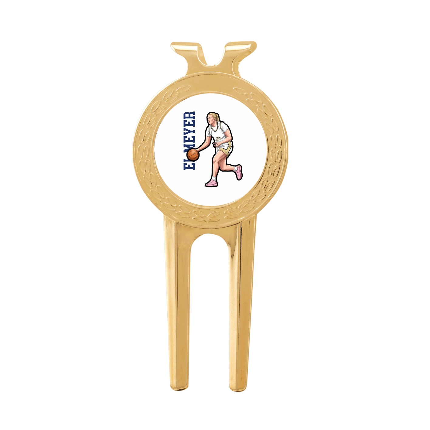Divot Tool with Ball Marker — Name Vertical in Classic