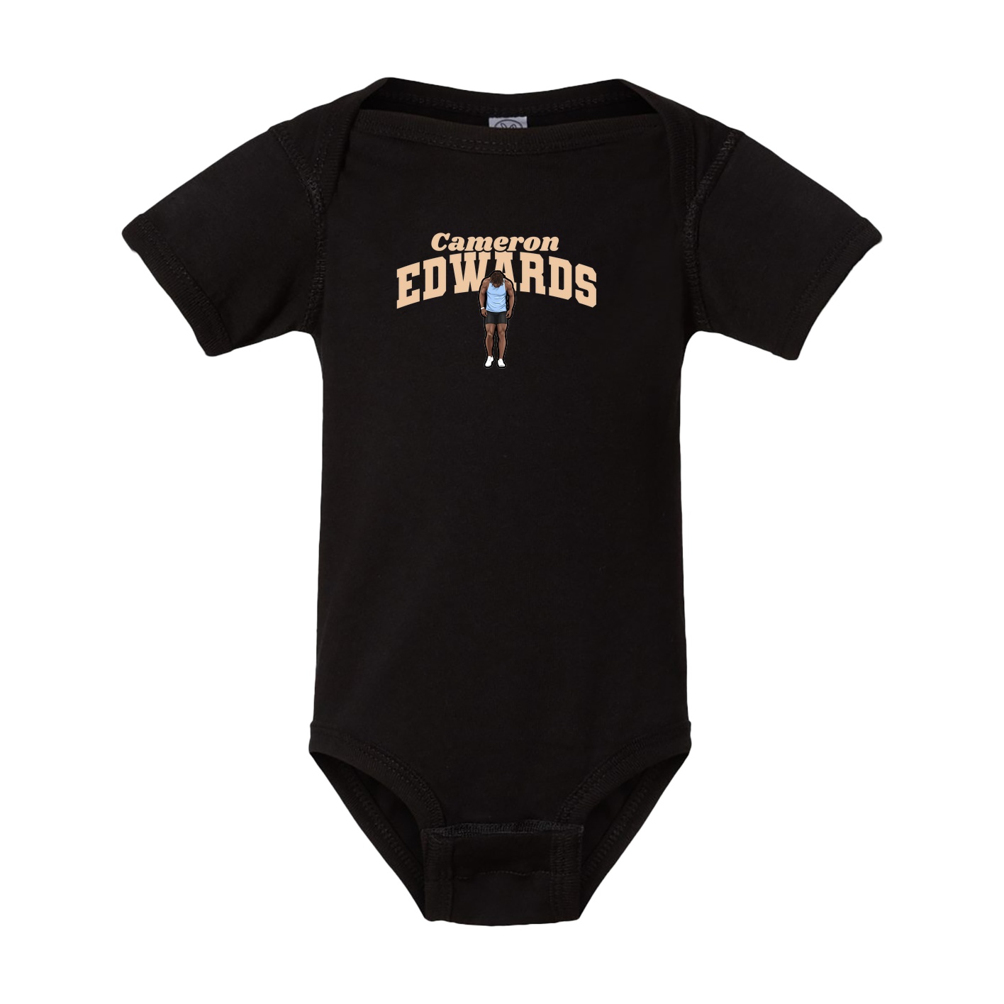 Baby Onesie — Signature Arch in Black