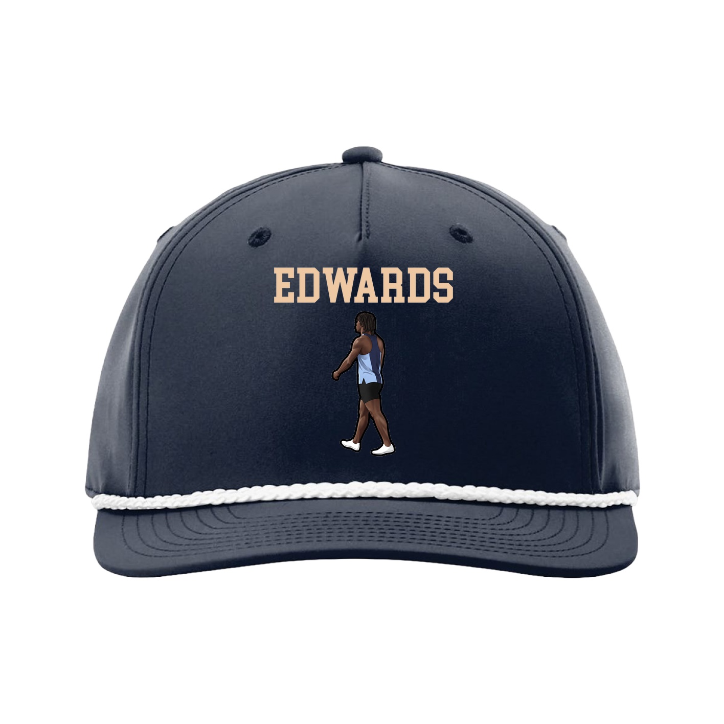 Five-Panel Classic Rope Cap — Shirsey in Navy