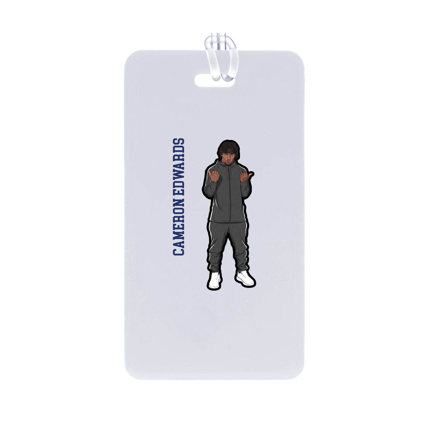 Bag Tag — Name Vertical in Classic