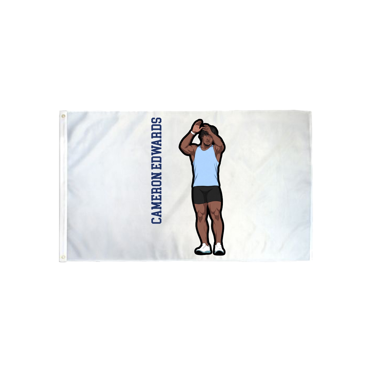 3x5 Flag — Name Vertical in Classic