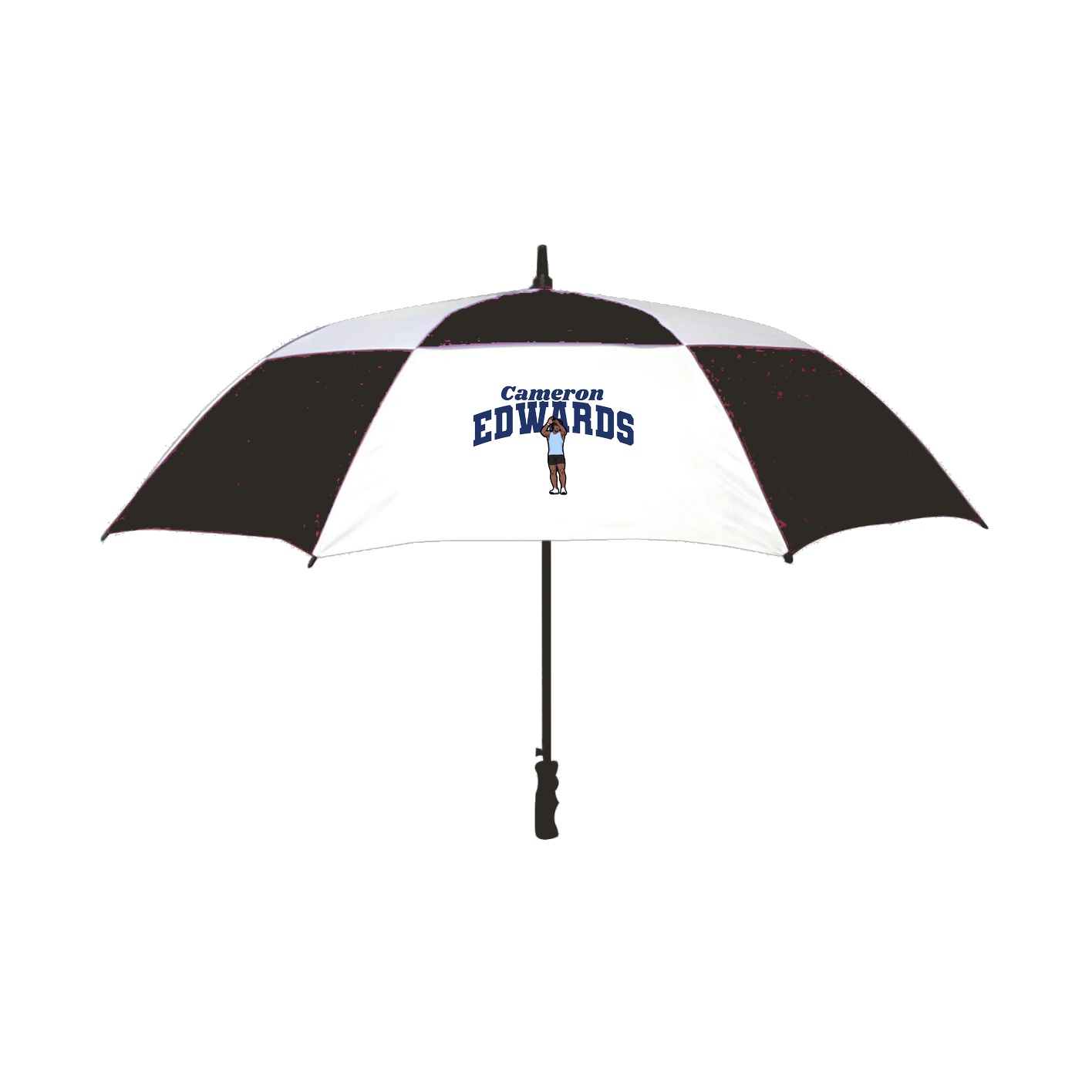 Golf Umbrella — Signature Arch in Black