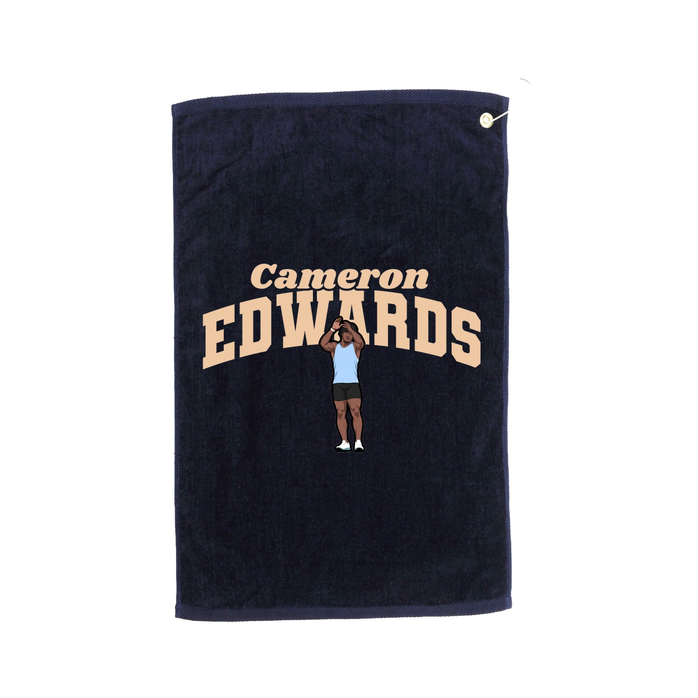 Golf Towel — Signature Arch in Navy