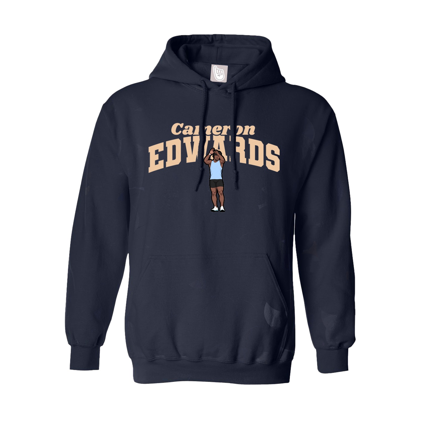 Hoodie — Signature Arch in Navy