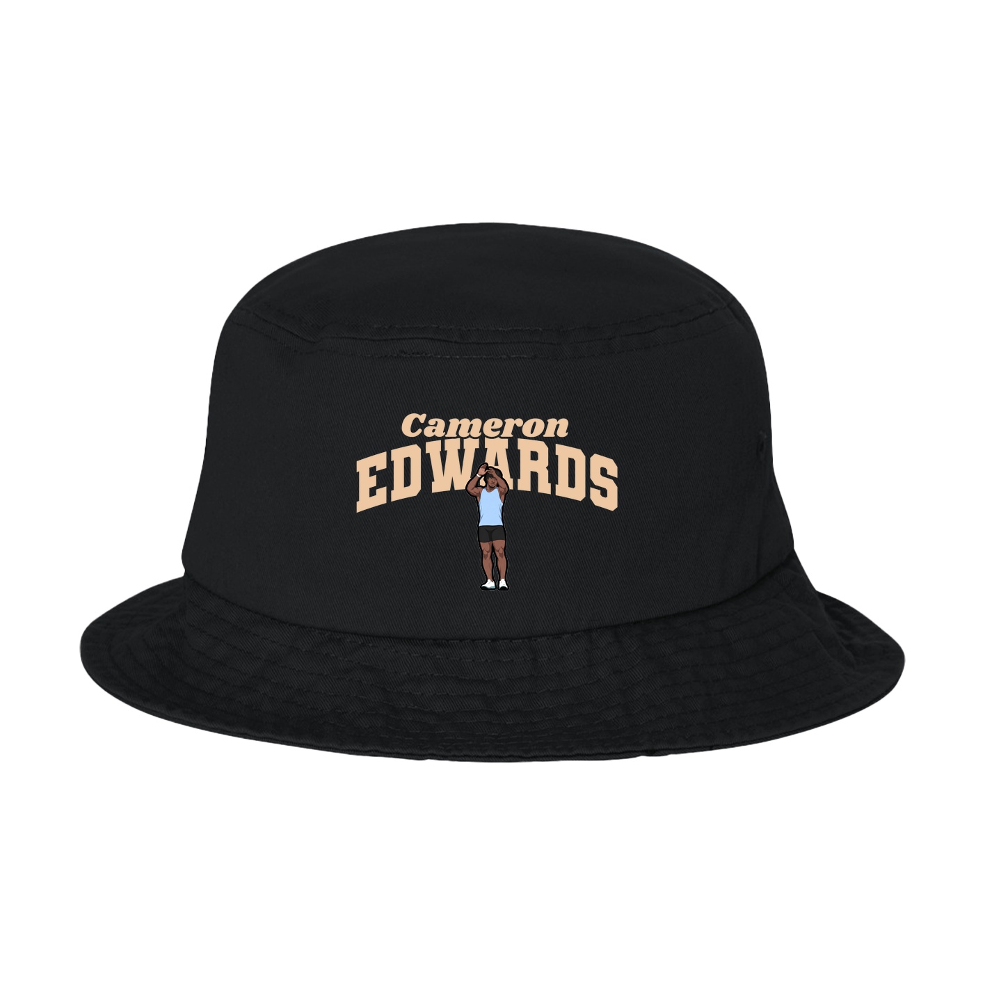 Bucket Cap — Signature Arch in Black